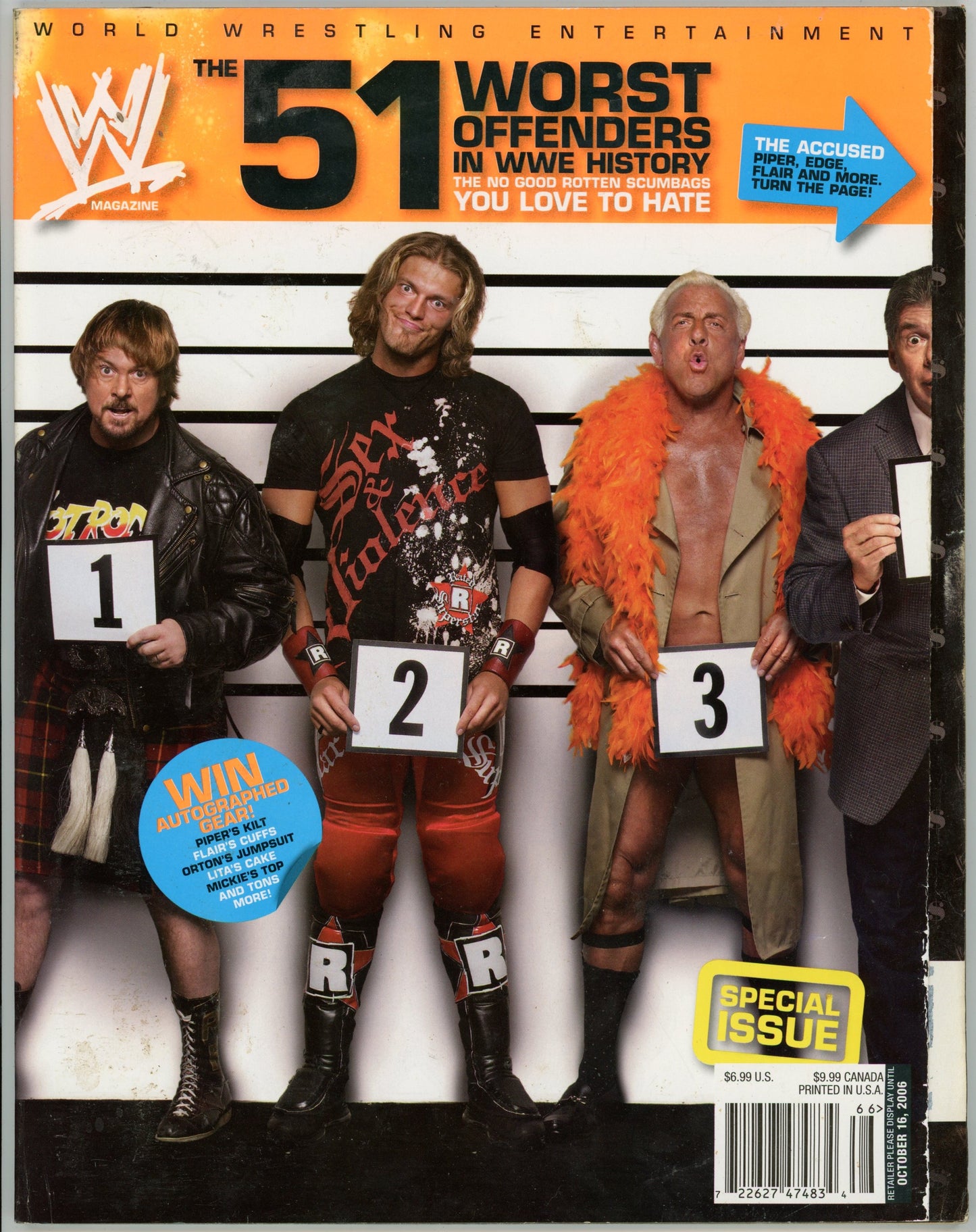 WWE Wrestling Magazine (October 2006) 51 Worst Offenders Special Issue