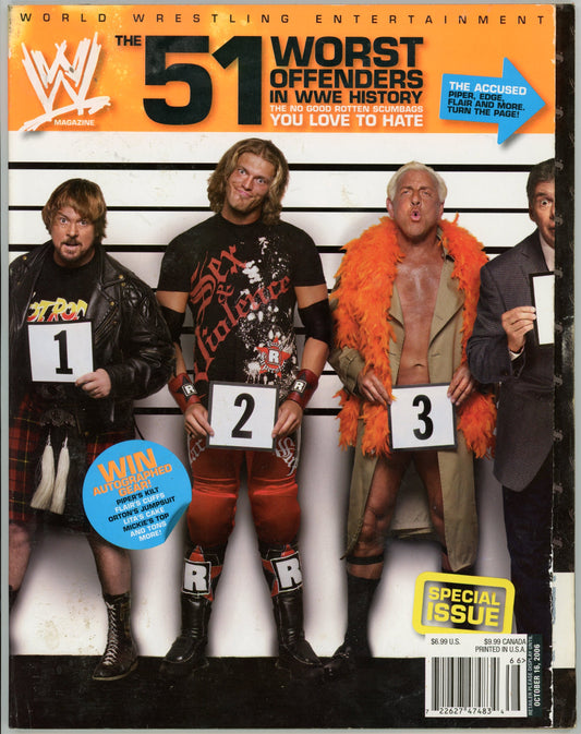 WWE Wrestling Magazine (October 2006) 51 Worst Offenders Special Issue