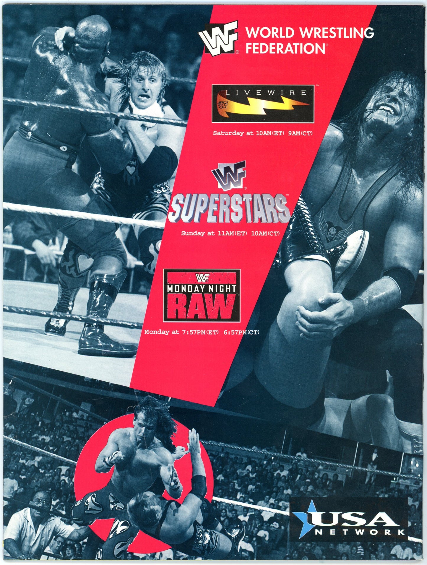 WWF WWE Vintage Wrestling Magazine (March 1997) Ahmed Johnson Cover