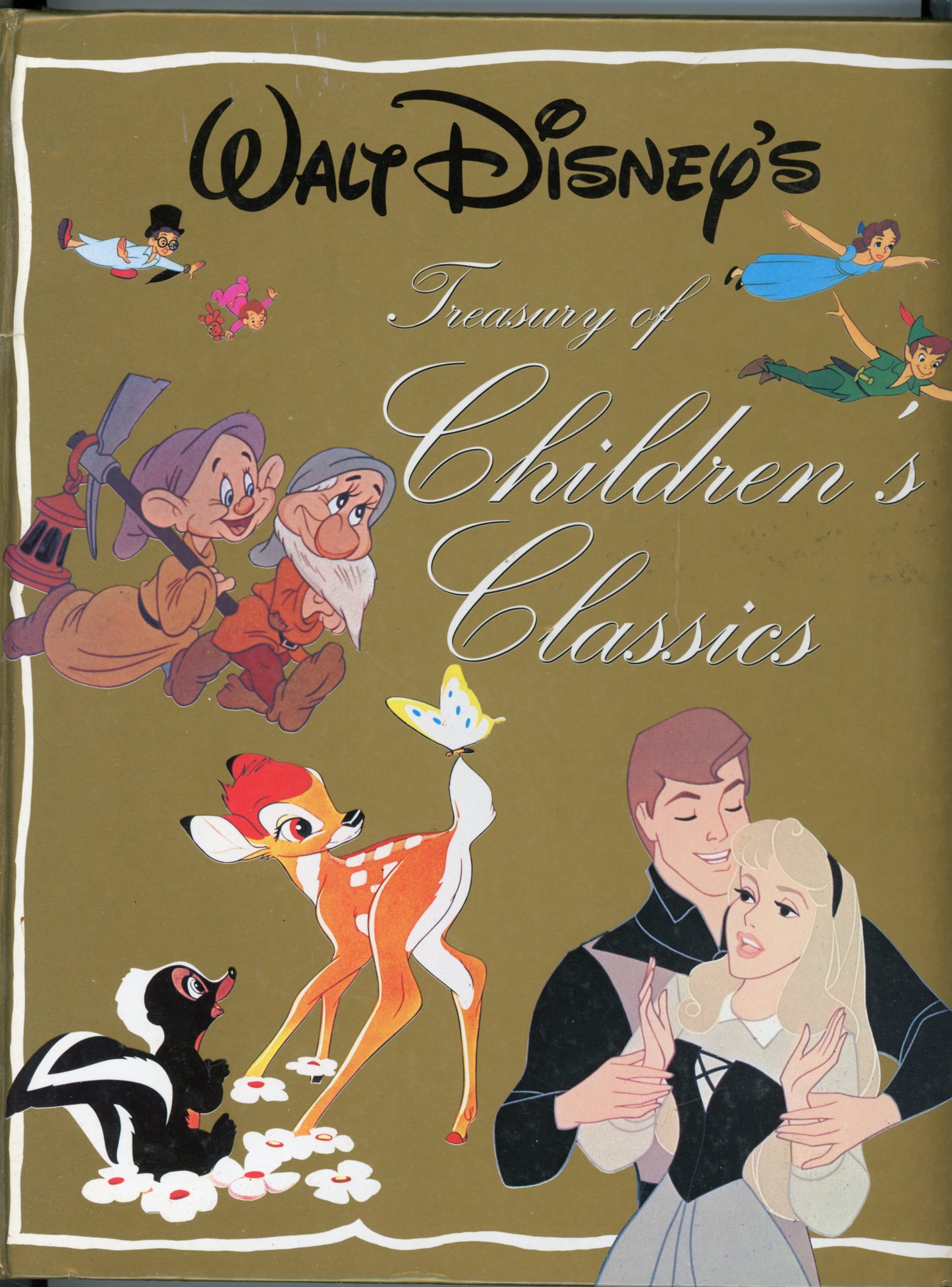 1978 Walt Disney's Treasury of Children's Classics Illustrated Children's Book