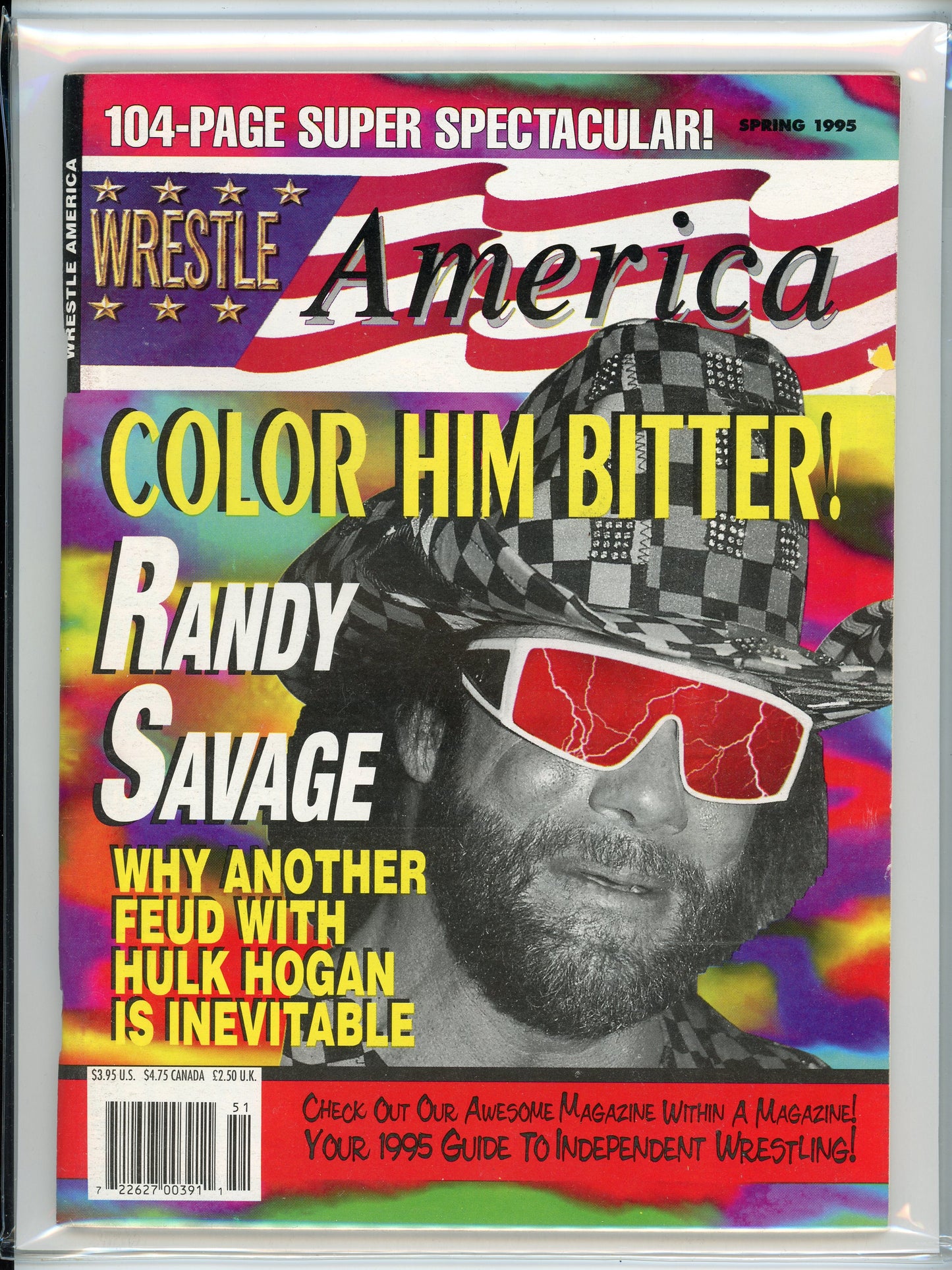 Wrestle America Vintage Wrestling Magazine (Spring 1995) Randy Savage