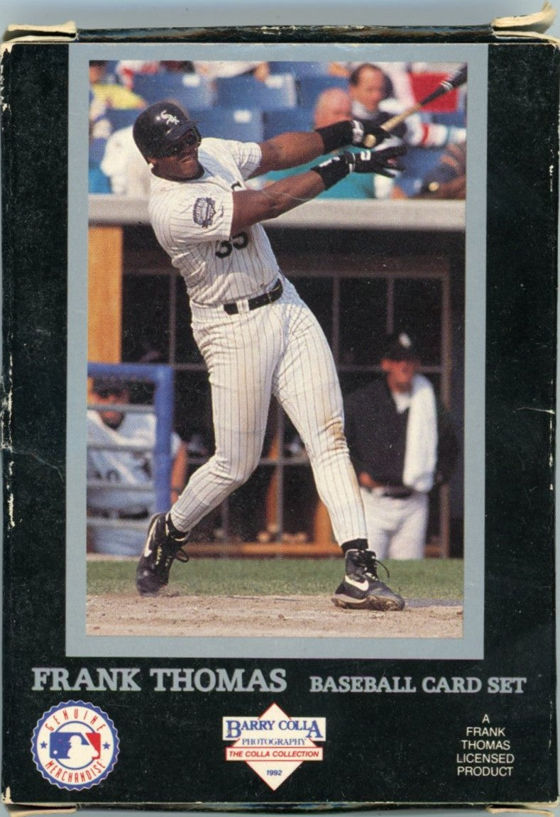 1992 Barry Colla Frank Thomas Limited Edition Baseball Card Complete Set (12 Cards) Opened