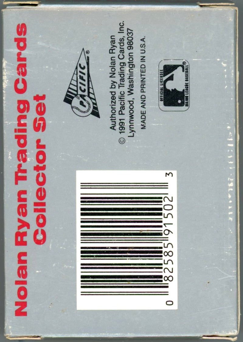 1991 Pacific Nolan Ryan Texas Express Baseball Card Complete Collector Set (110 Cards) Opened