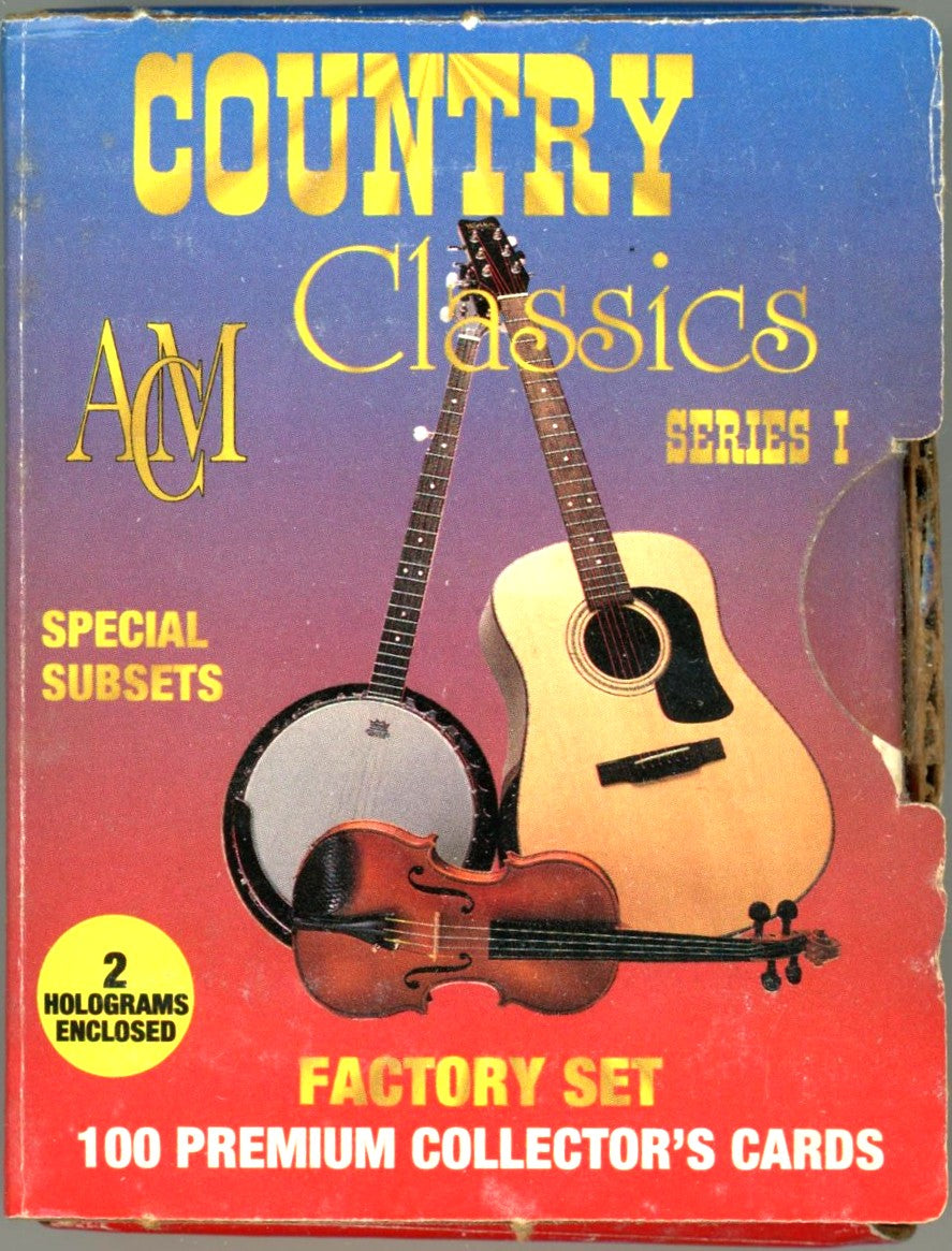 1992 Collect-a-Card Country Classics Series I Complete Trading Card Set (100 Cards) Opened