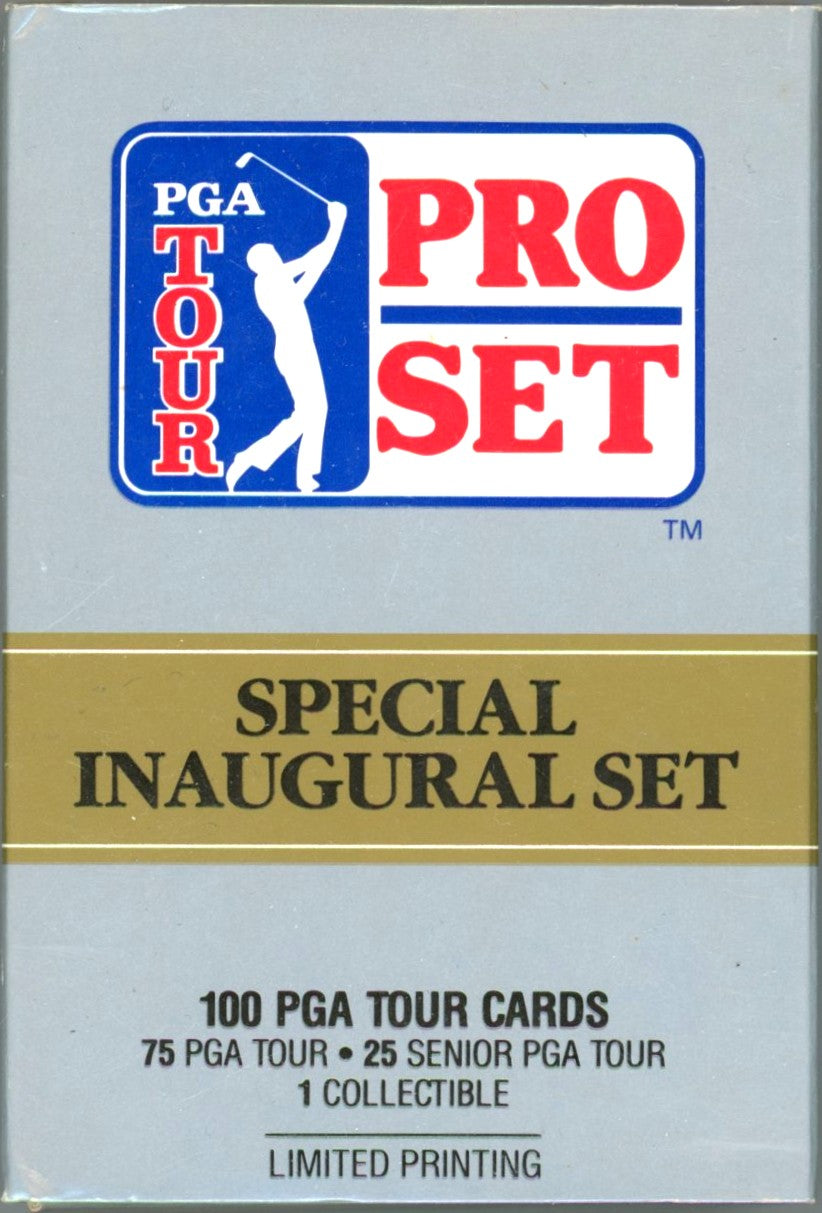 1990 Pro Set PGA Tour Golf Card Complete Special Inaugural Set (100 Cards) Opened