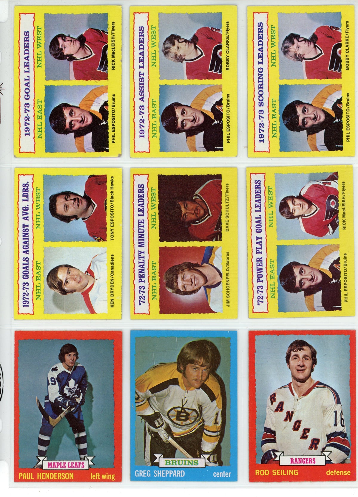 1973/74 Topps NHL Hockey Card Complete Set (198 Cards) Bobby Orr, Ken Dryden EX+ / NM