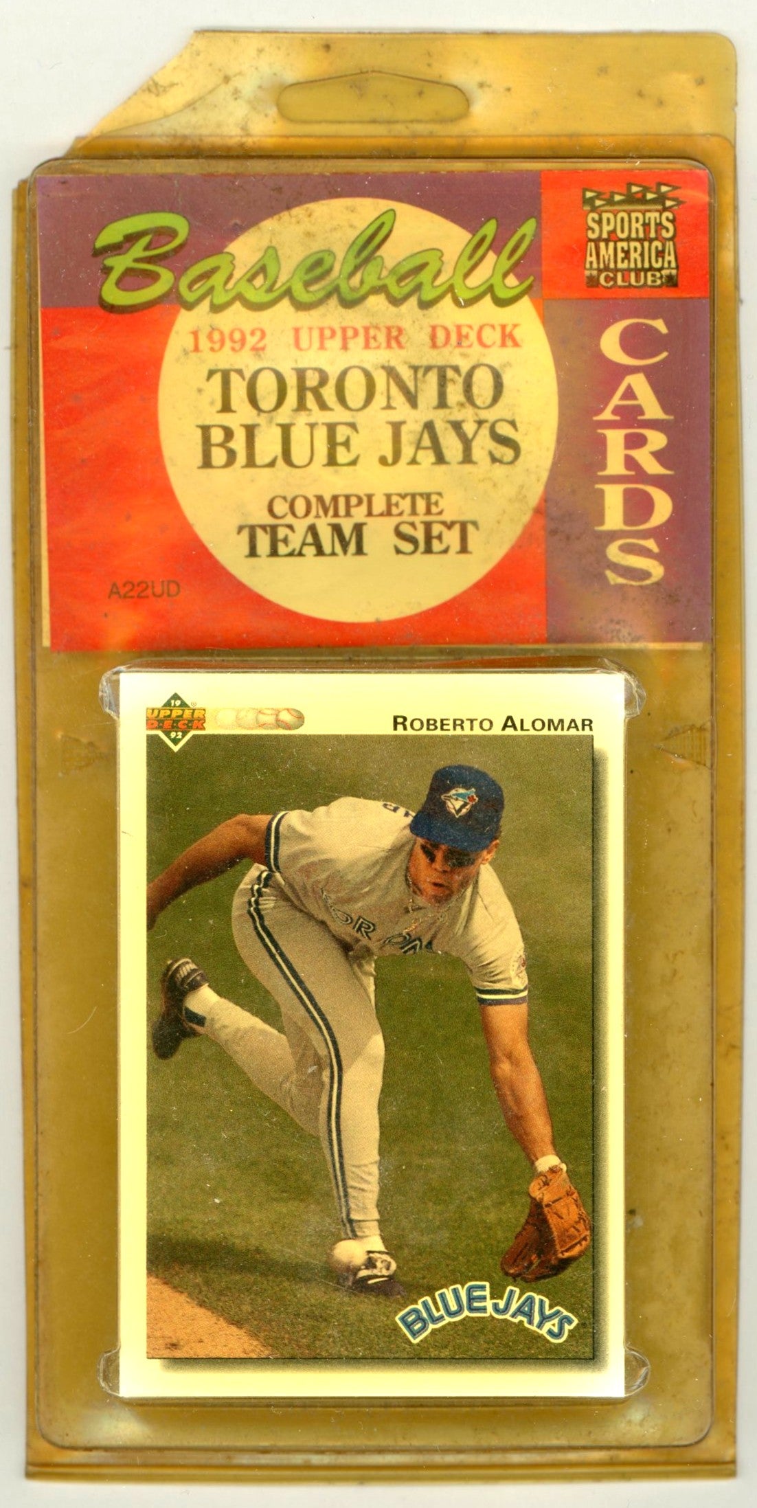 1992 Sports America Club Upper Deck Toronto Blue Jays Baseball Card Complete Team Set (30 Cards)