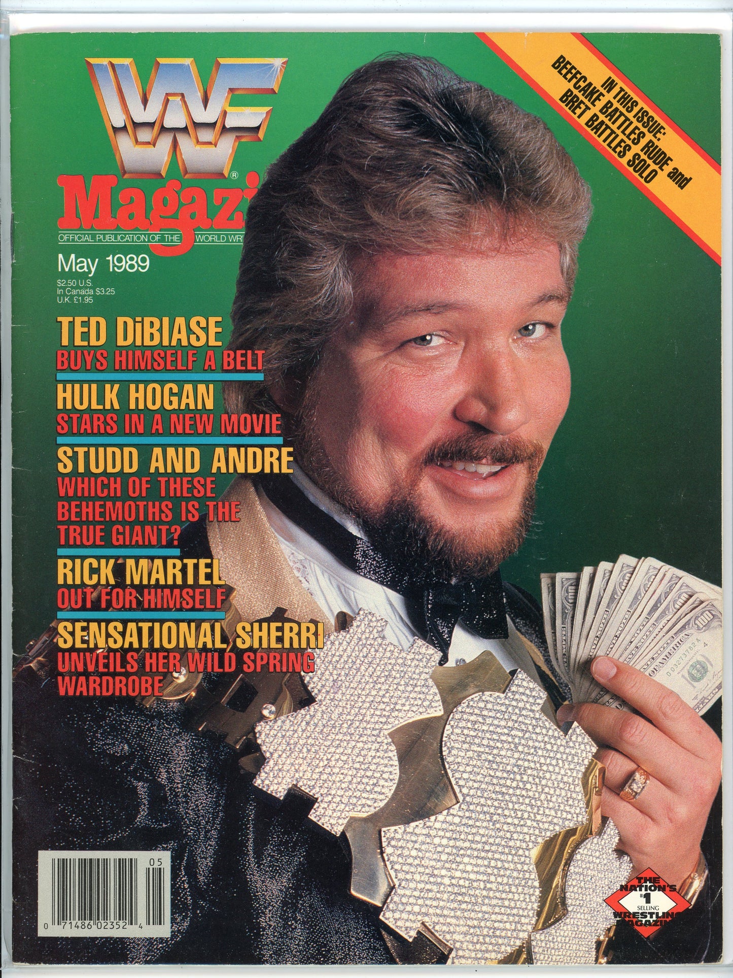 WWF Magazine Vintage Wrestling Magazine (May, 1989) Ted DiBiase