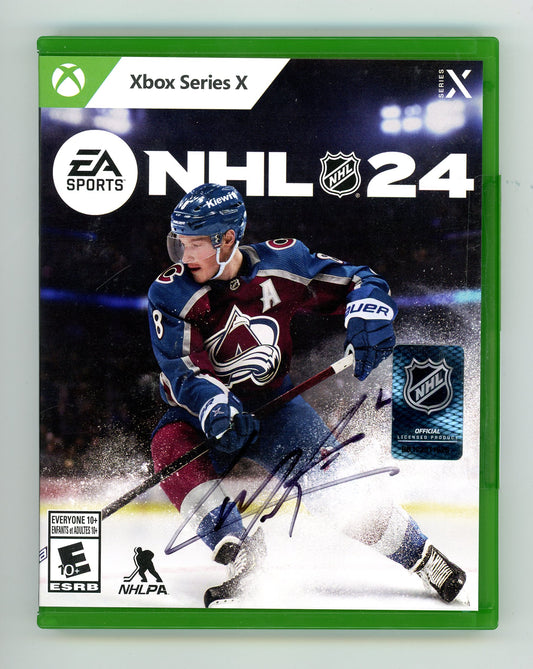 2023 EA Sports NHL '24 Xbox Series X Video Game Disc Sealed in Box - Autographed by Cale Makar