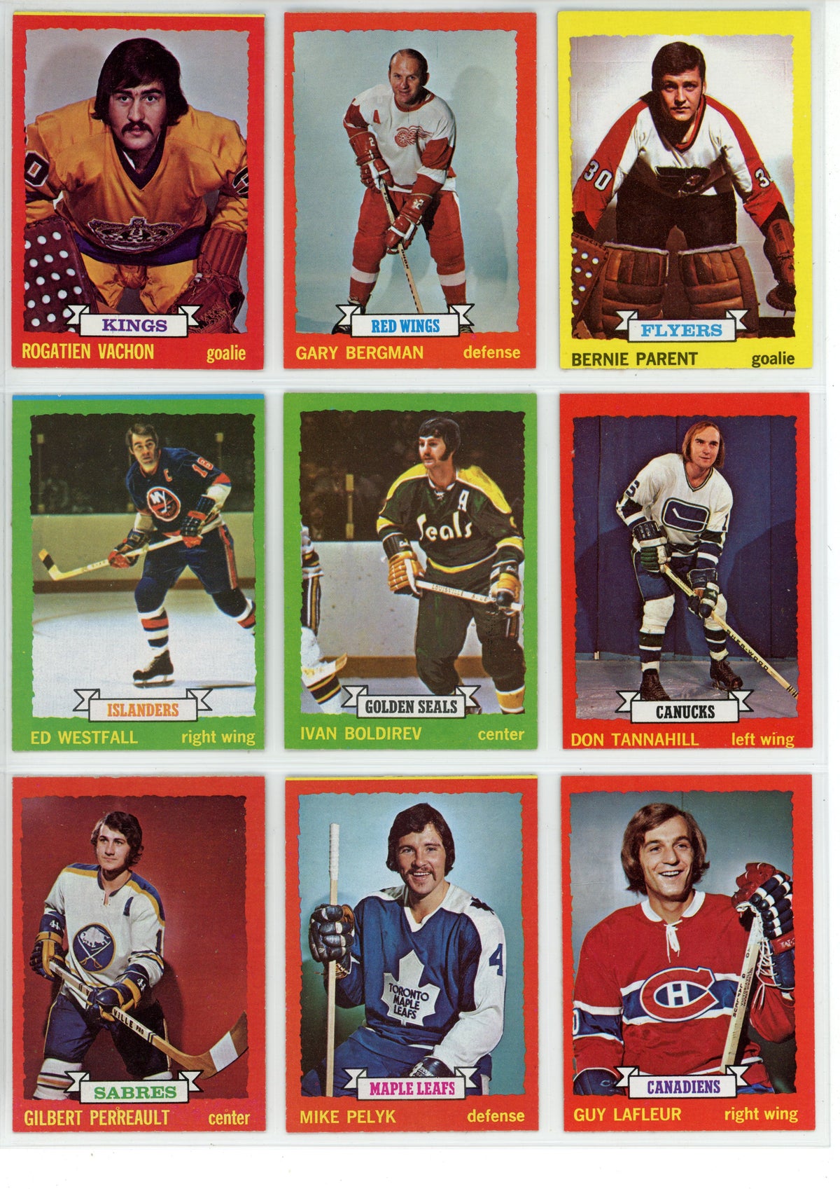 1973/74 Topps NHL Hockey Card Complete Set (198 Cards) Bobby Orr, Ken Dryden EX+ / NM