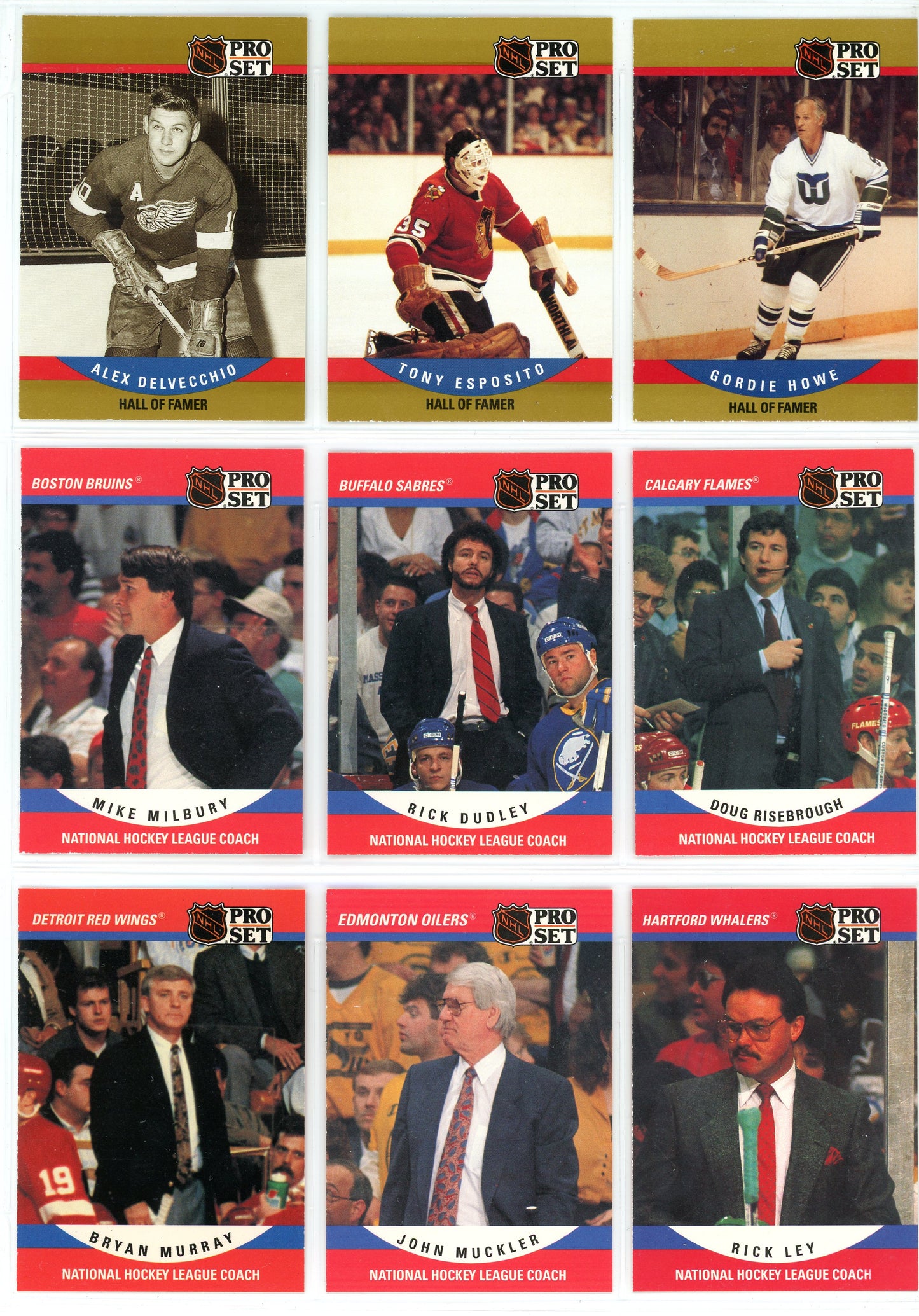 1990 Pro Set NHL Hockey Card Complete Set (705 Cards) + Errors and Corrections