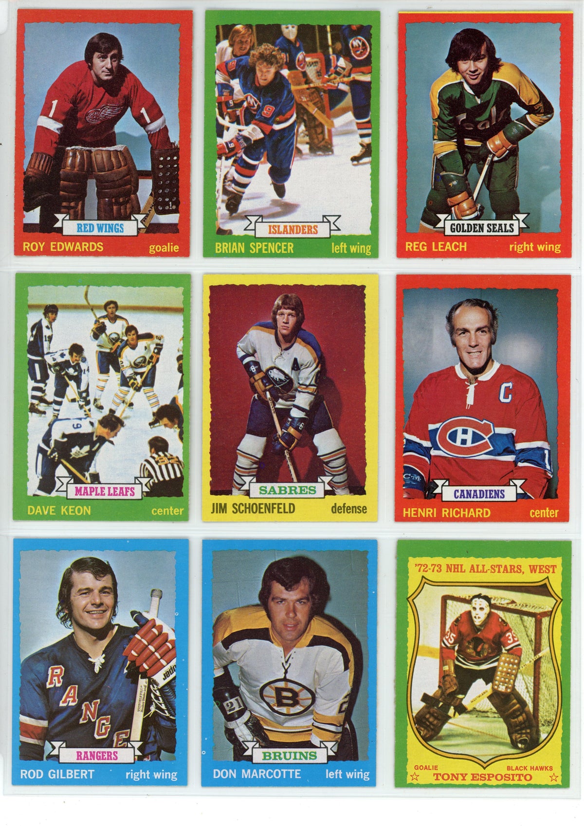 1973/74 Topps NHL Hockey Card Complete Set (198 Cards) Bobby Orr, Ken Dryden EX+ / NM