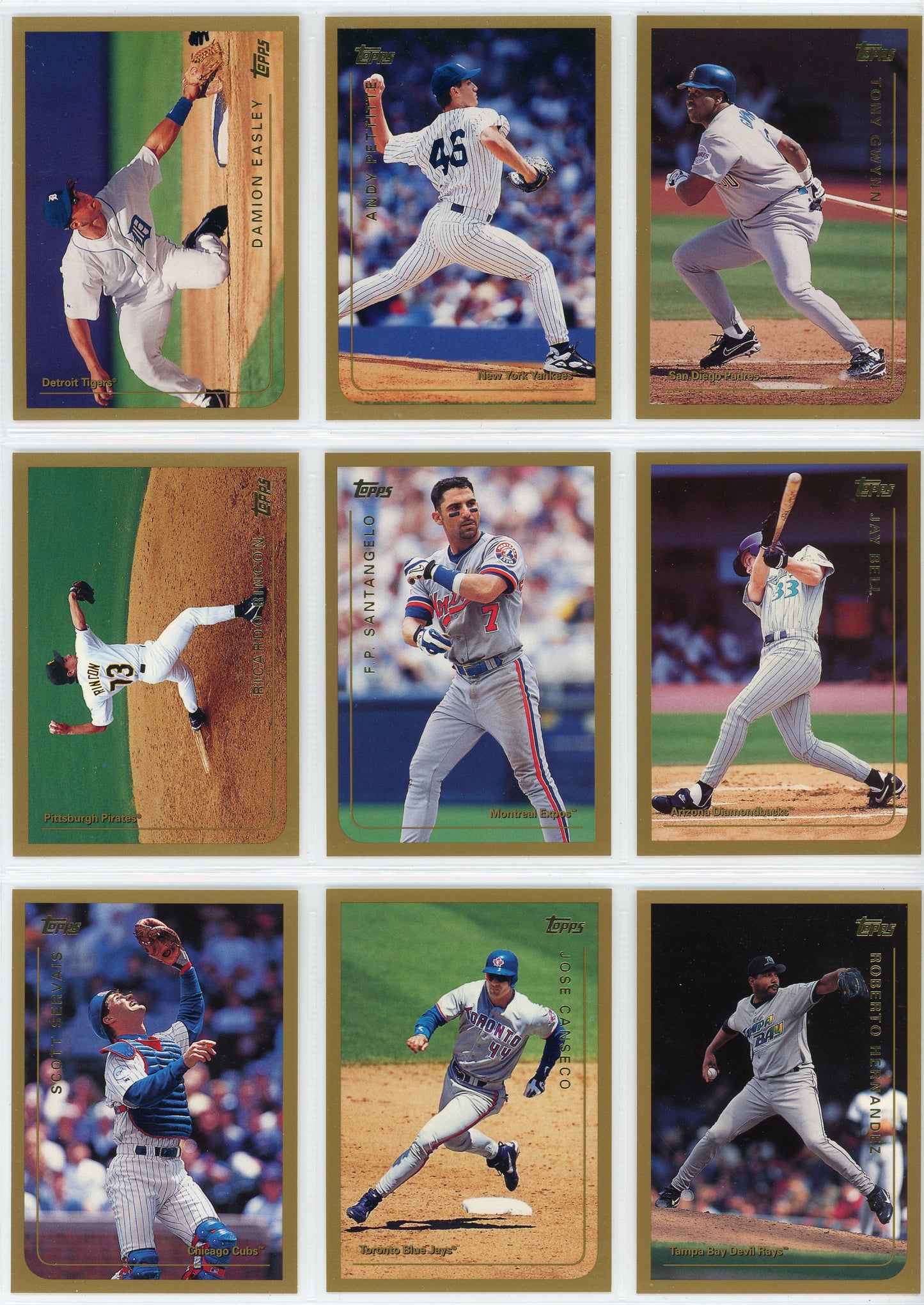 1999 Topps MLB Baseball Complete Set (462 Cards)