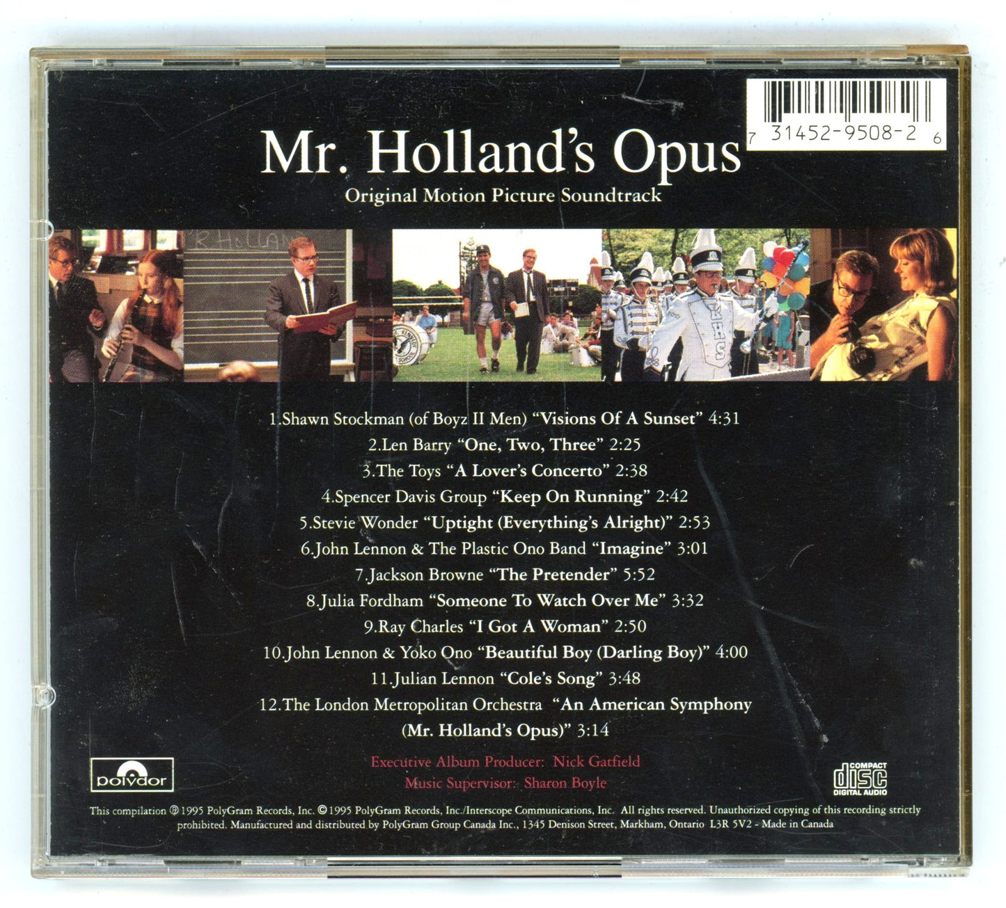 Mr. Holland's Opus (1995) Motion Picture Soundtrack Vintage CD