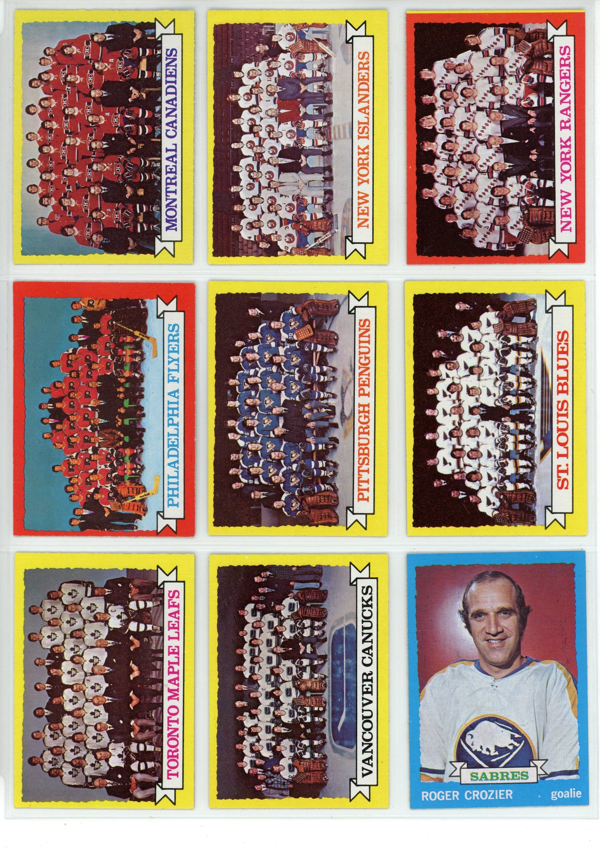 1973/74 Topps NHL Hockey Card Complete Set (198 Cards) Bobby Orr, Ken Dryden EX+ / NM