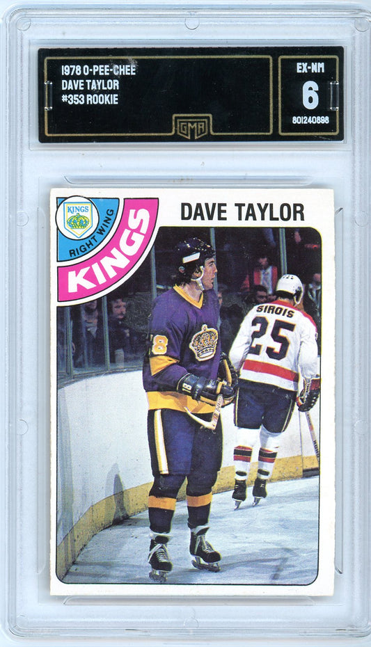 1978 O-Pee-Chee Dave Taylor Graded Rookie Card GMA 6