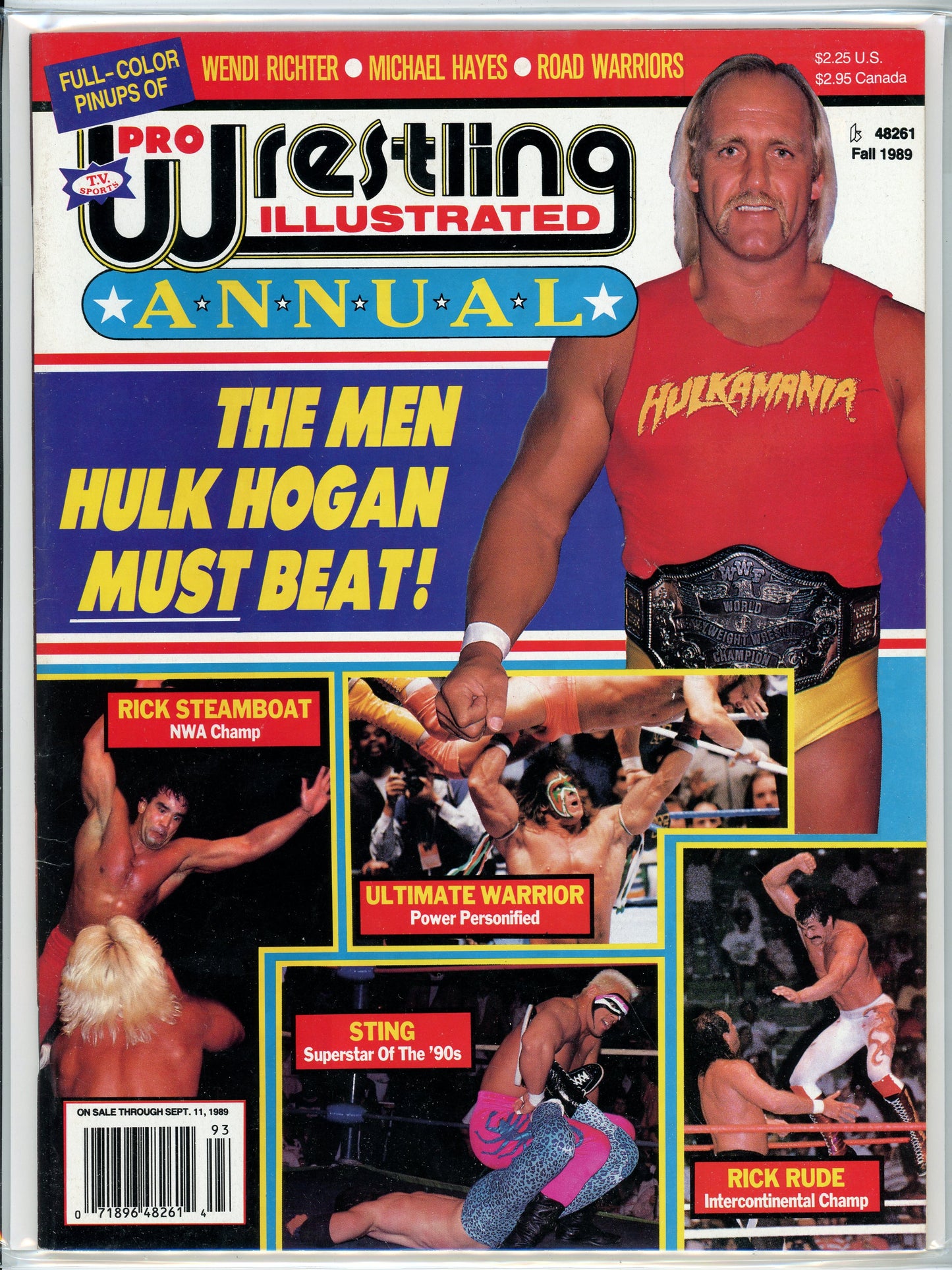 Pro Wrestling Ilustrated Vintage Magazine (Fall 1989) Hulk Hogan