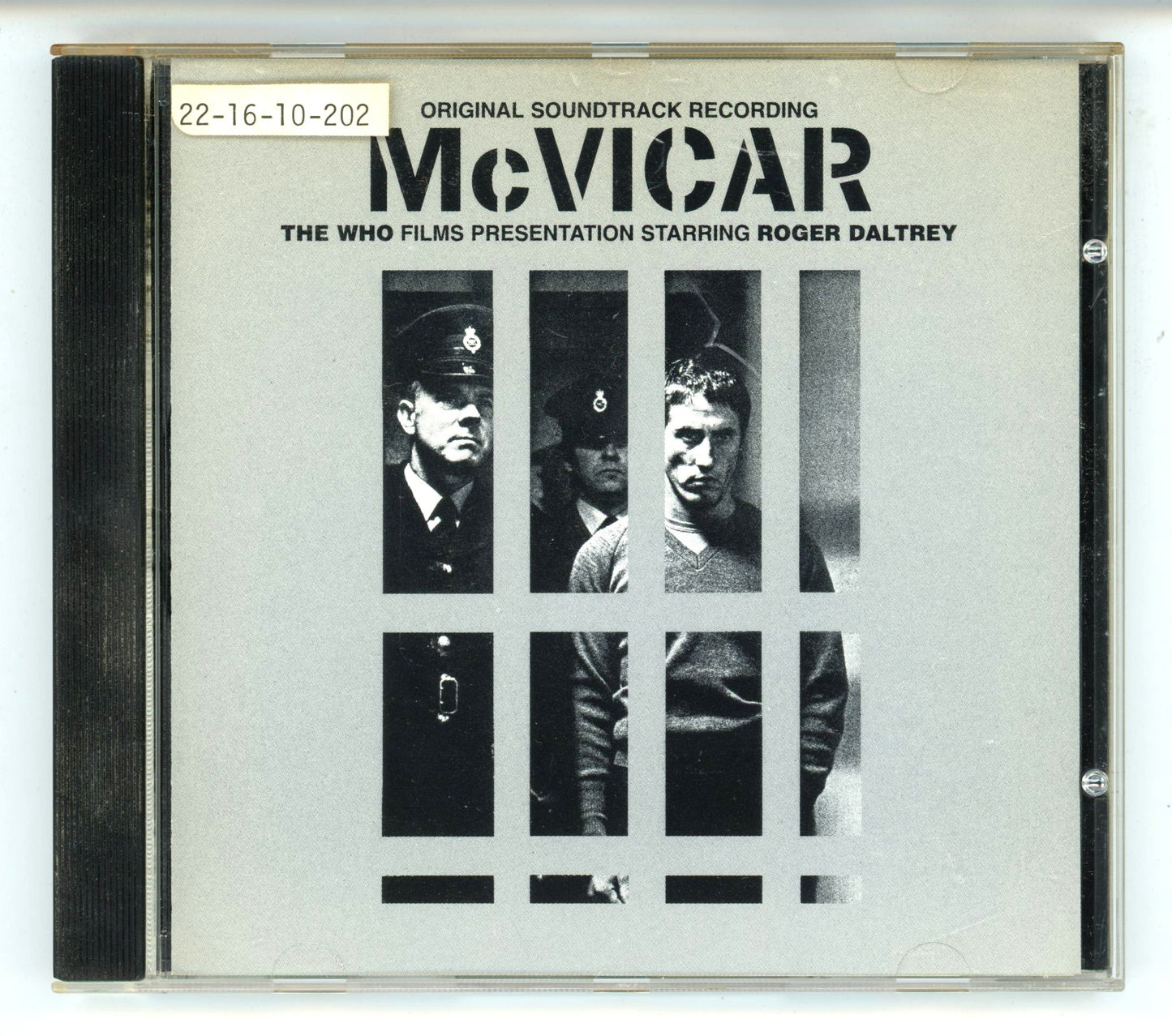 McVicar (1980) Roger Daltrey Motion Picture Soundtrack Vintage CD