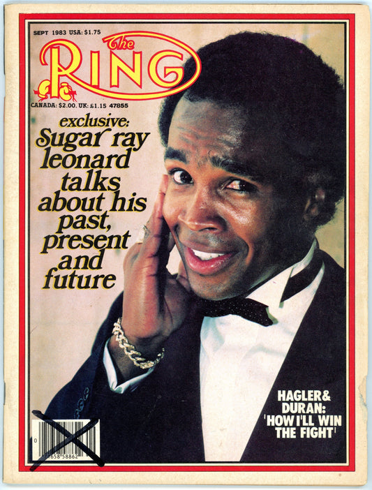 The Ring Vintage Boxing Magazine (September 1983) Sugar Ray Leonard Cover