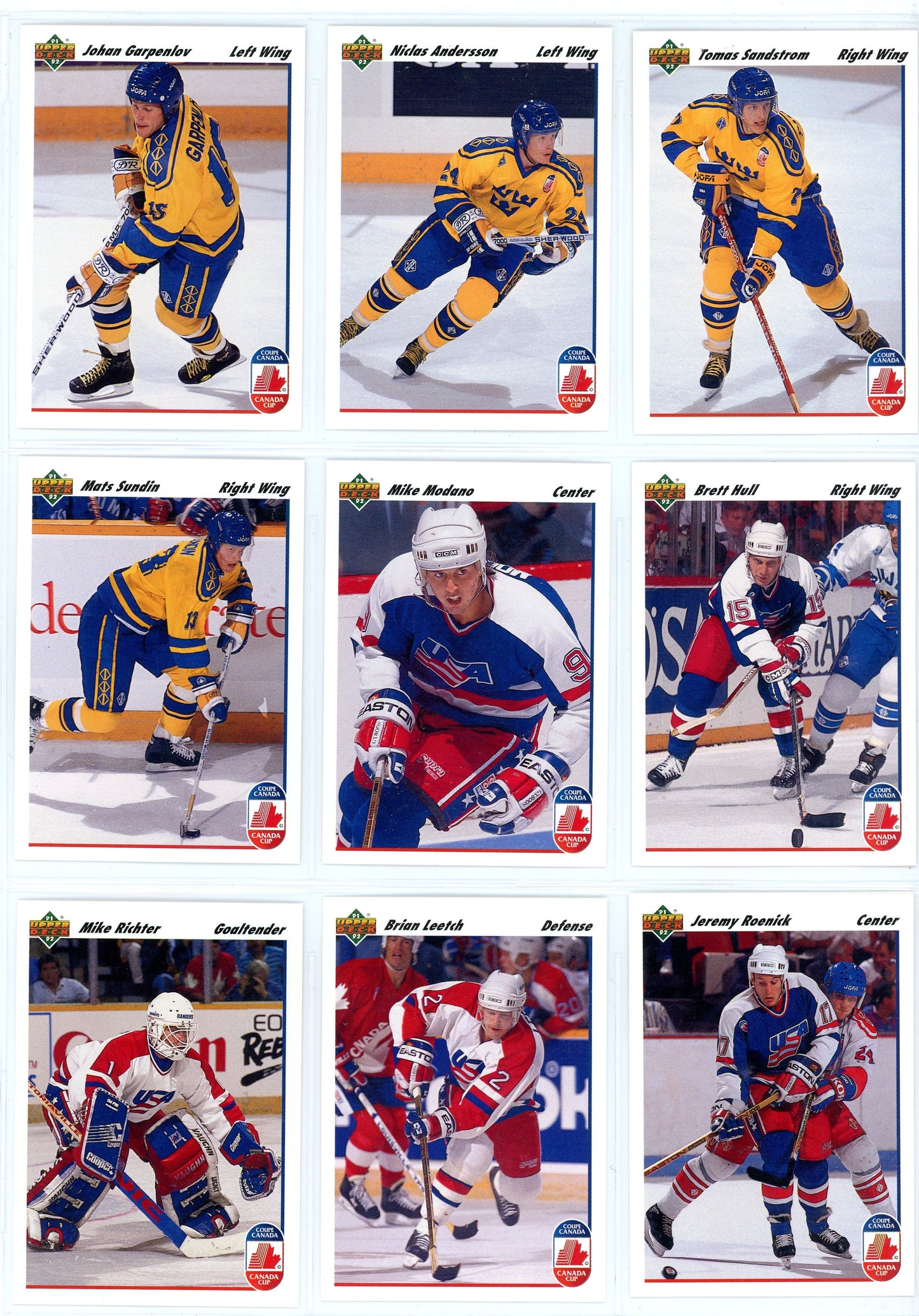 1991/92 Upper Deck Hockey Card Master Set (769 Cards)