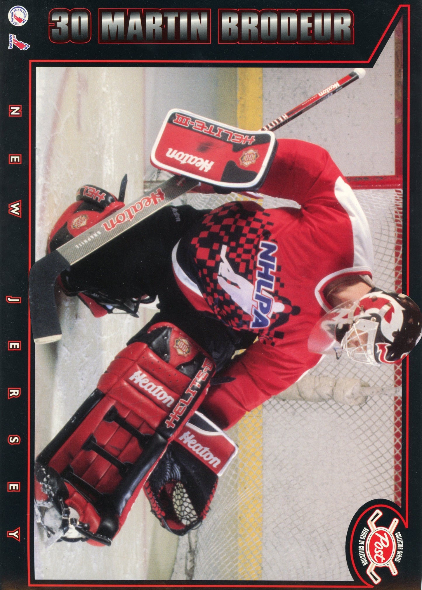 1994/95 Post NHL Hockey Collector Series Box Backs Redemption Set (25 Cards) 8 1/2" x 12" Rare!