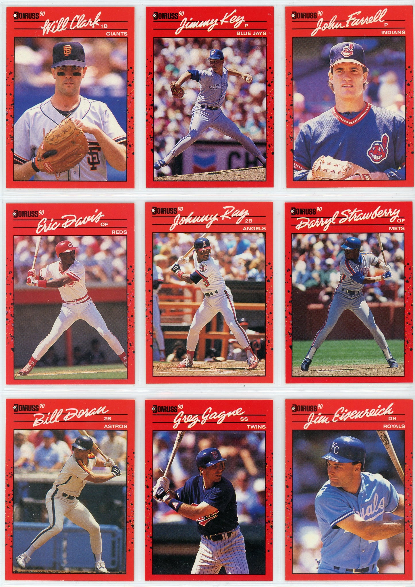 1990 Donruss MLB Baseball Complete Set (716 Cards) + Bonus MVPs and Puzzle Cards