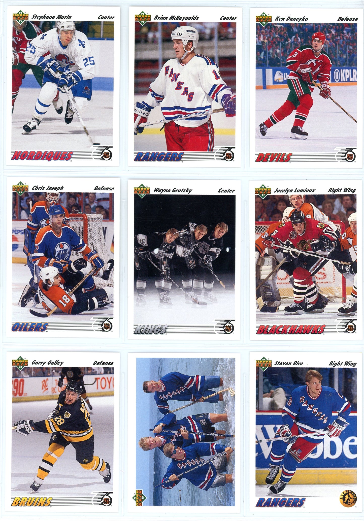 1991/92 Upper Deck Hockey Card Master Set (769 Cards)