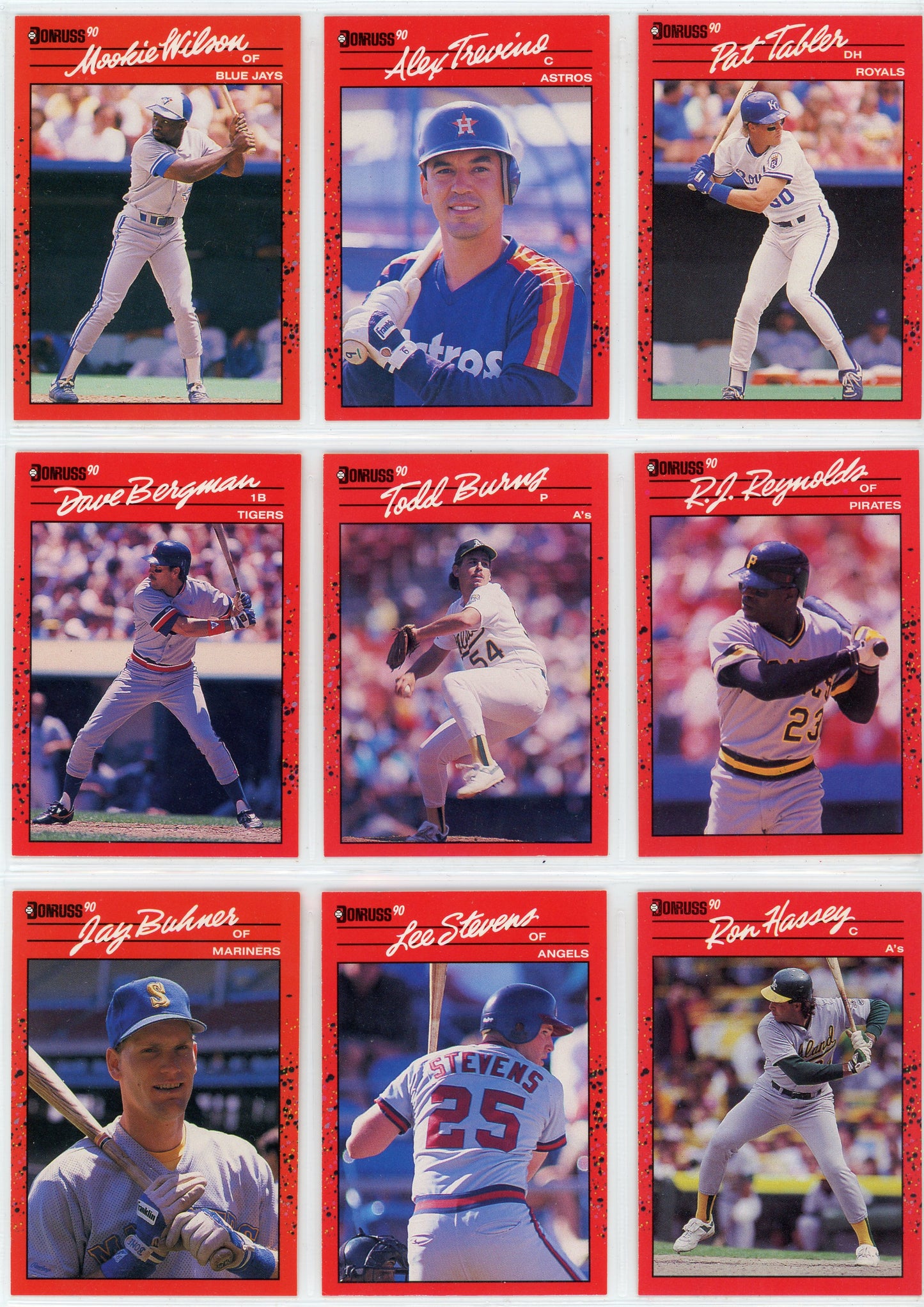1990 Donruss MLB Baseball Complete Set (716 Cards) + Bonus MVPs and Puzzle Cards