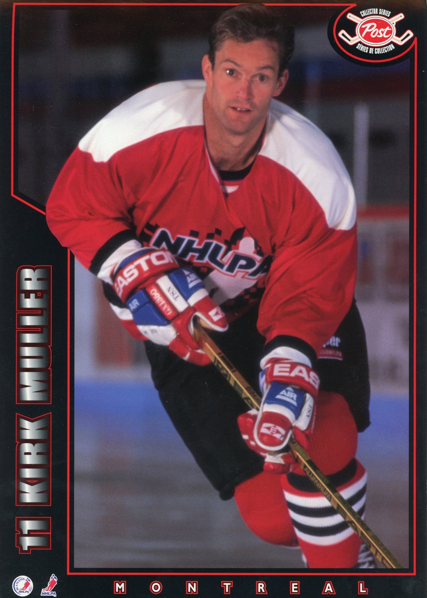 1994/95 Post NHL Hockey Collector Series Box Backs Redemption Set (25 Cards) 8 1/2" x 12" Rare!