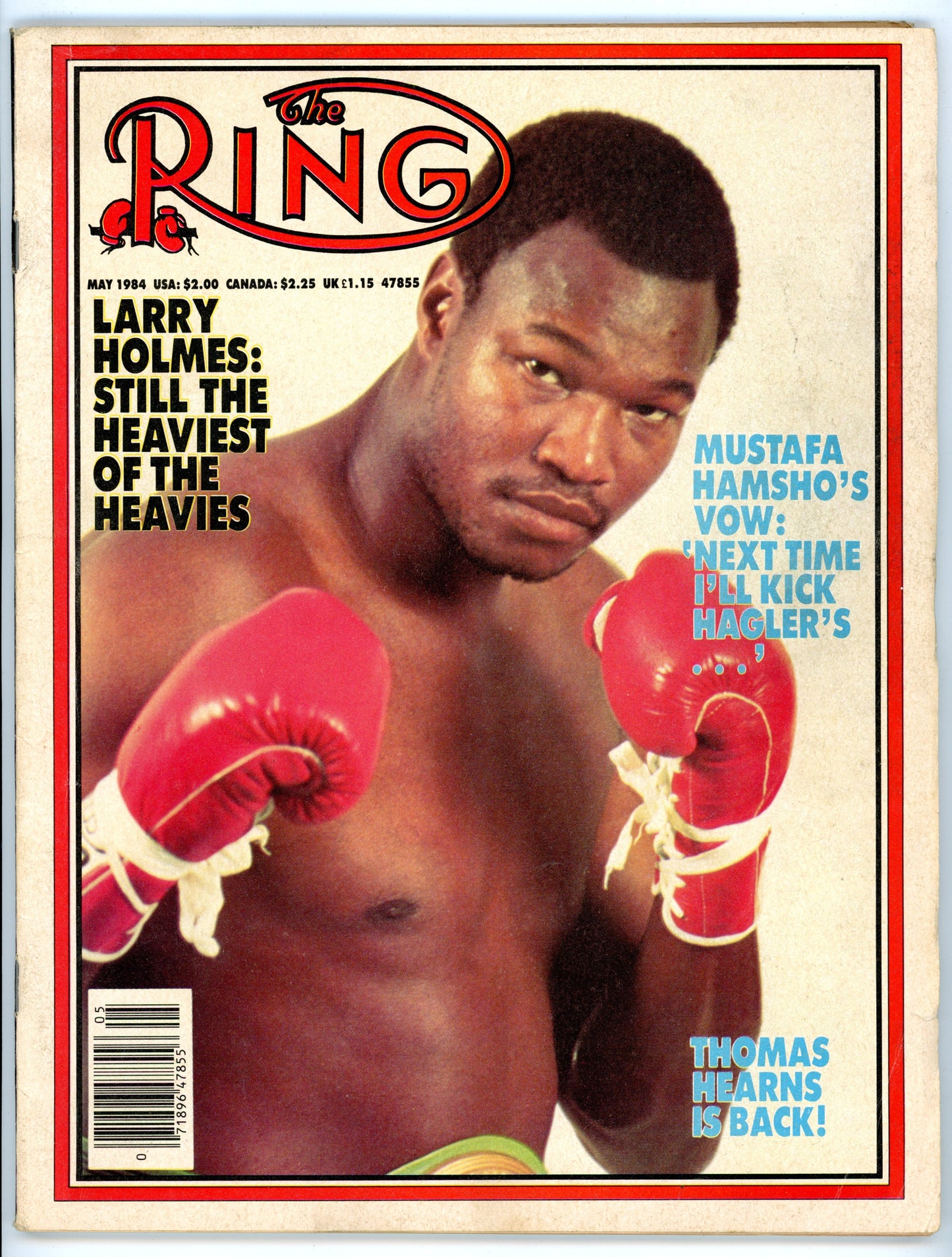 The Ring Vintage Boxing Magazine (May 1984) Larry Holmes Cover