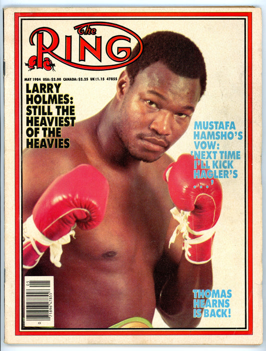 The Ring Vintage Boxing Magazine (May 1984) Larry Holmes Cover