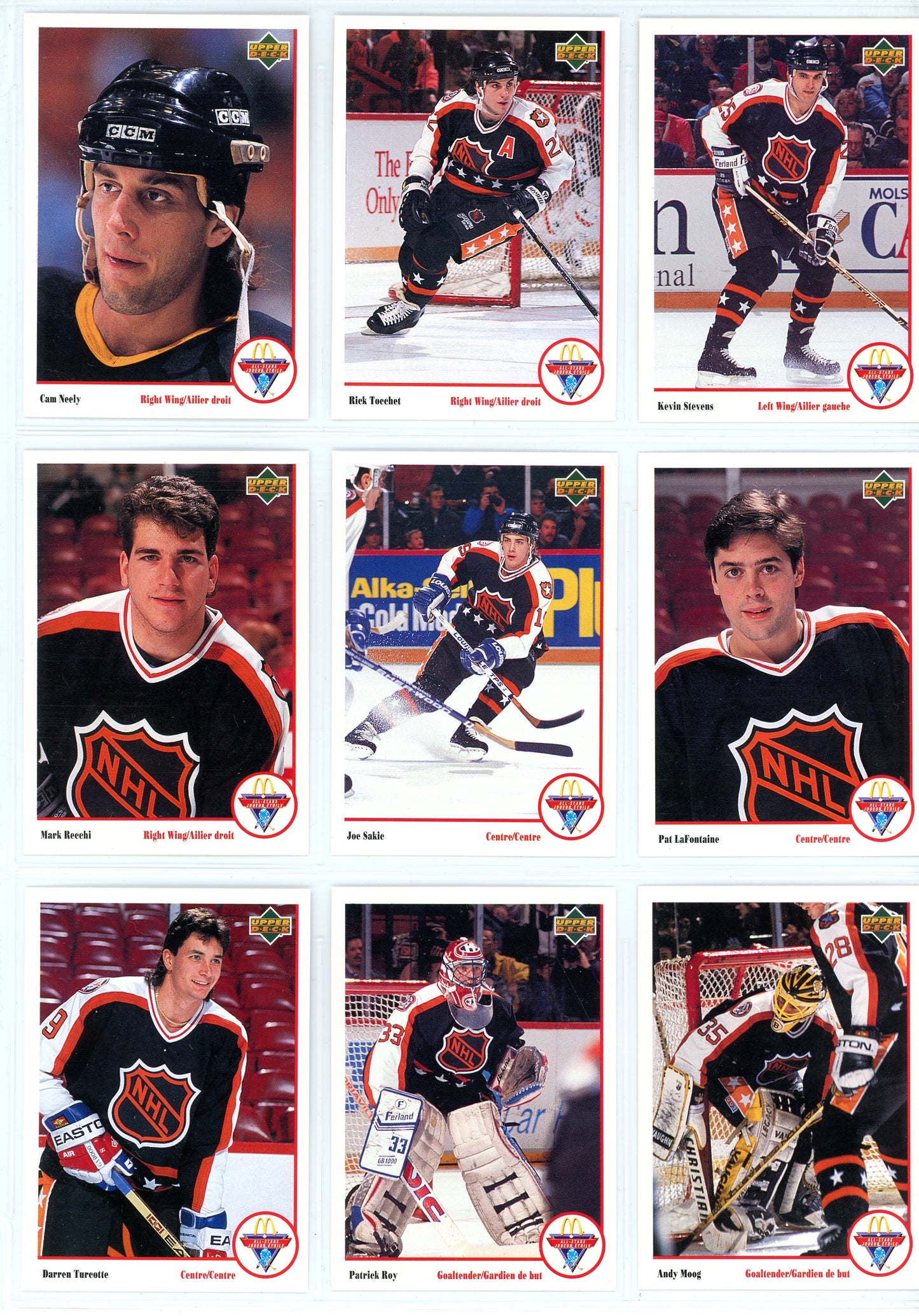 1991/92 Upper Deck Hockey Card Master Set (769 Cards)