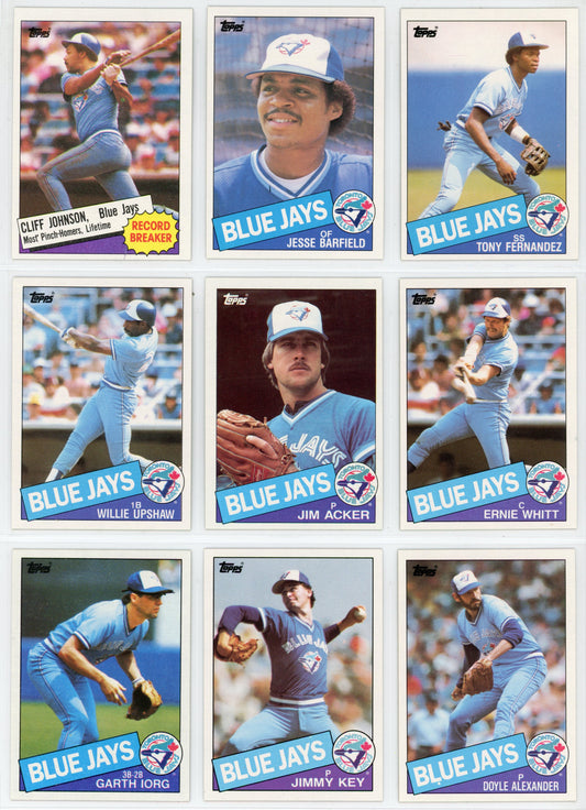 1985 Topps Vintage Toronto Blue Jays Team Set (28 Cards)