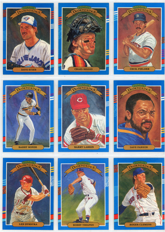 1991 Donruss MLB Baseball Series 1 Set (386 Cards) + Series 1 Bonus Cards & Puzzle Cards