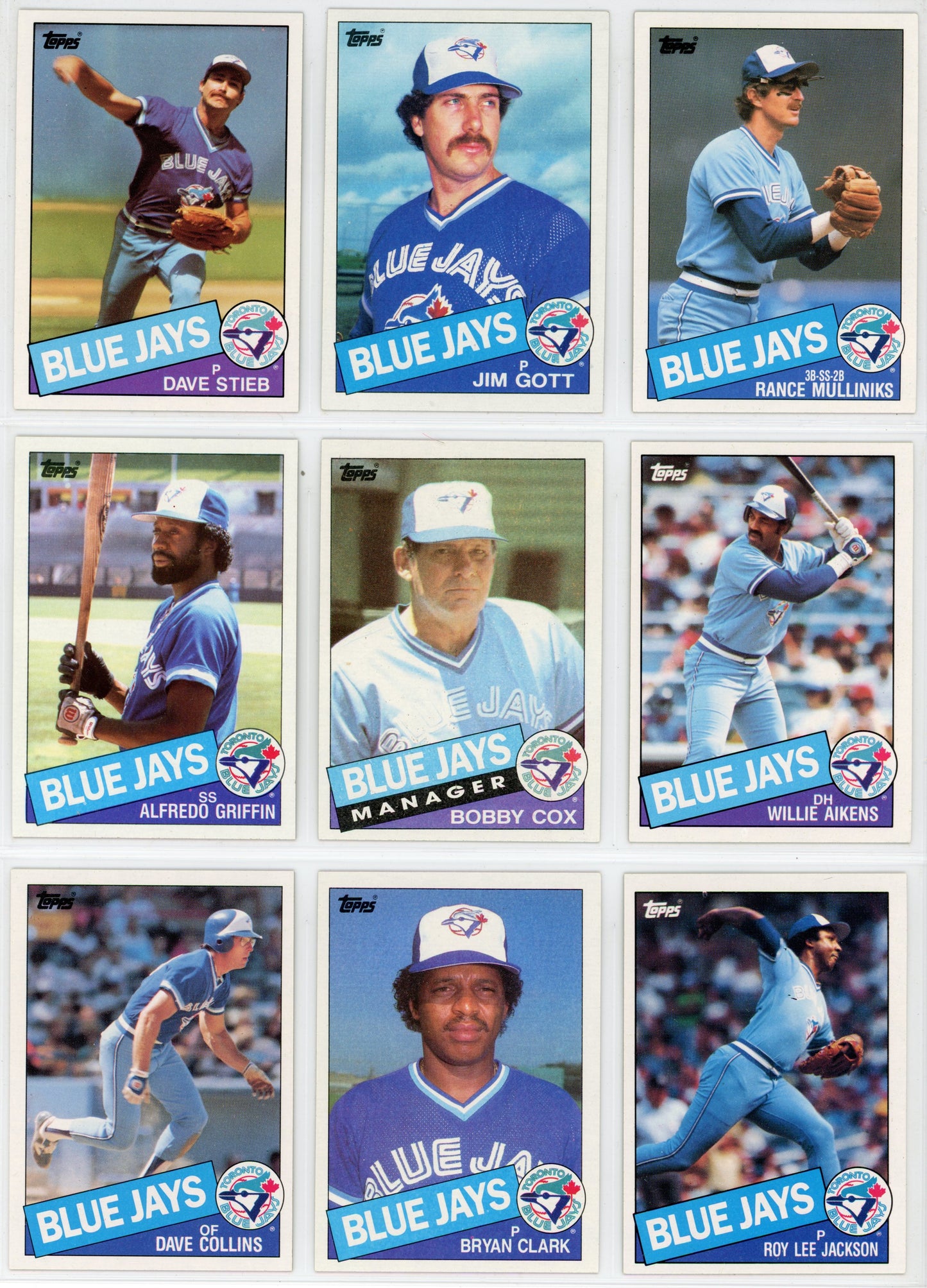 1985 Topps Vintage Toronto Blue Jays Team Set (28 Cards)