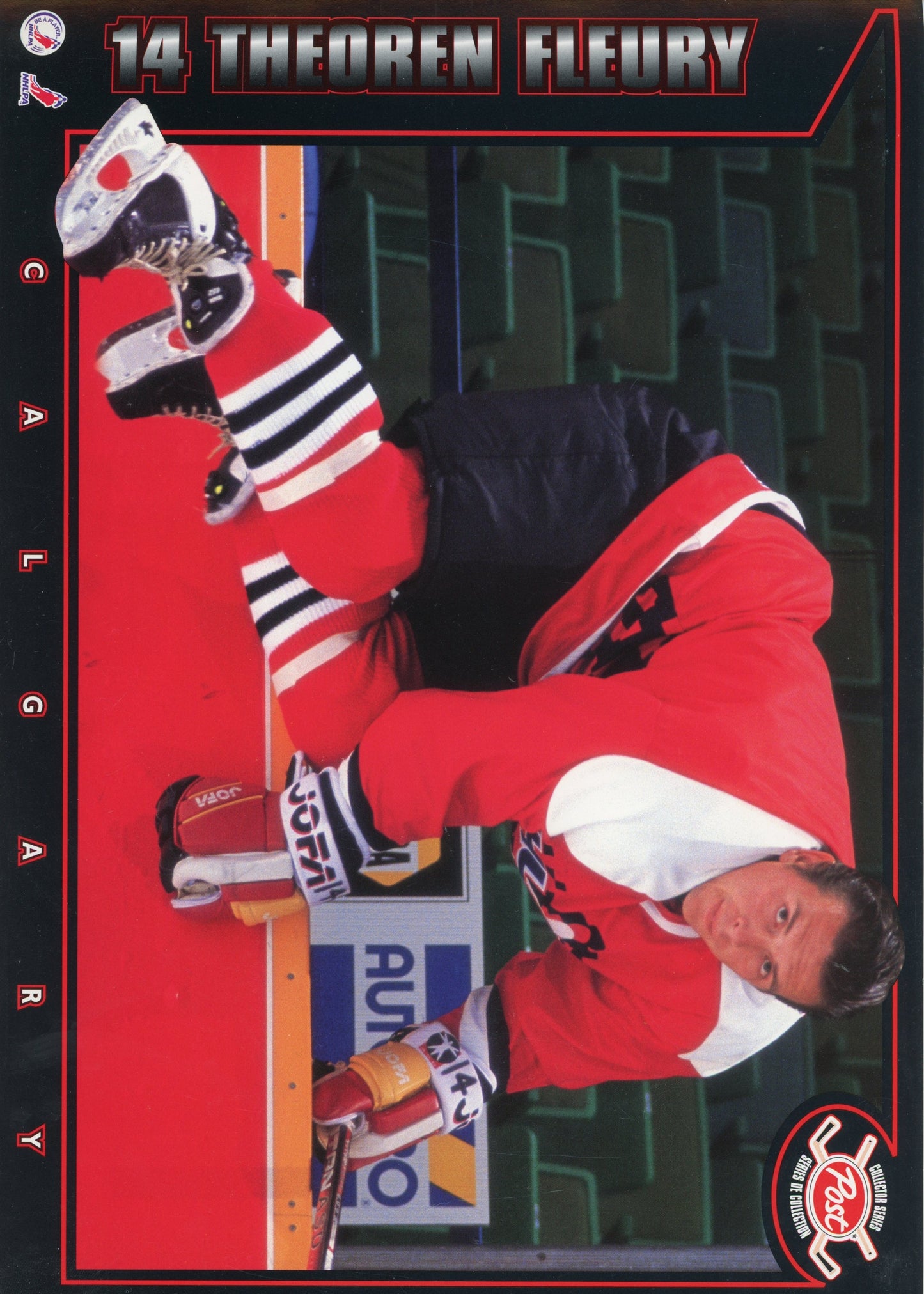 1994/95 Post NHL Hockey Collector Series Box Backs Redemption Set (25 Cards) 8 1/2" x 12" Rare!