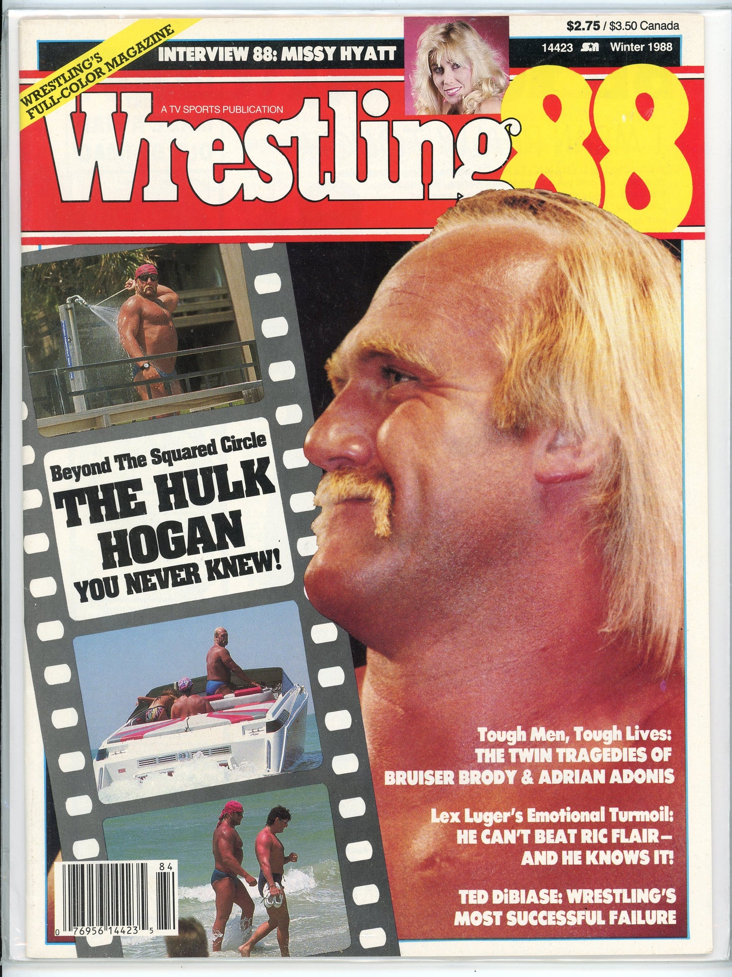 TV Sports Wrestling 88 Vintage Magazine (Winter 1988) Hulk Hogan Beyond the Squared Circle