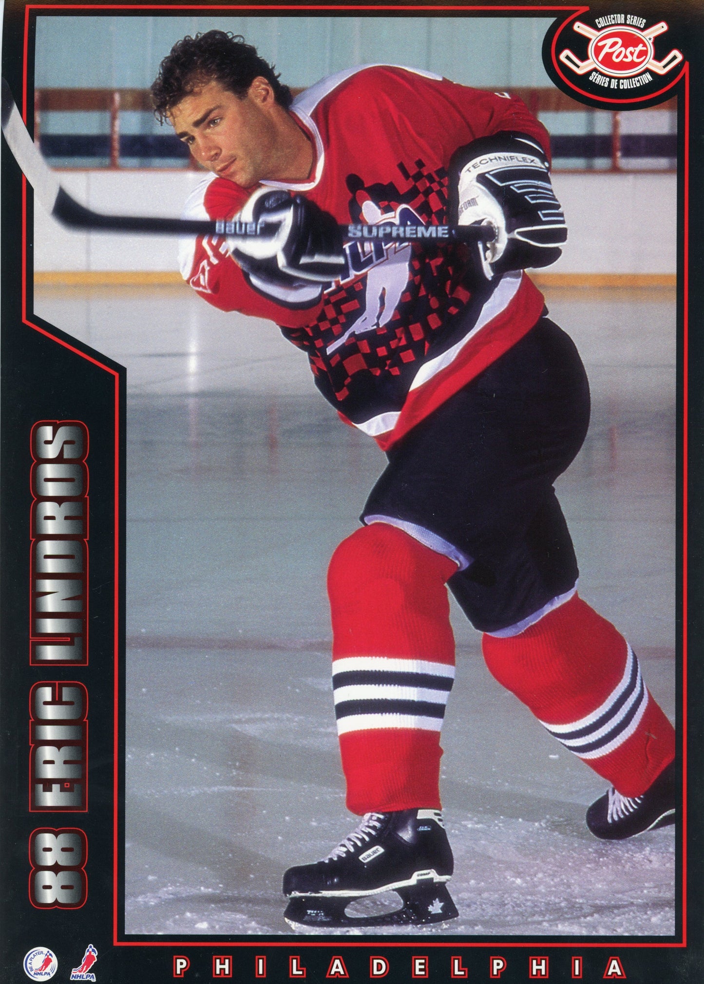 1994/95 Post NHL Hockey Collector Series Box Backs Redemption Set (25 Cards) 8 1/2" x 12" Rare!