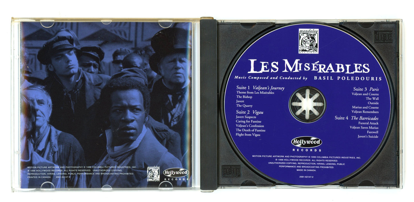Les Miserables (1998) Motion Picture Soundtrack Vintage CD