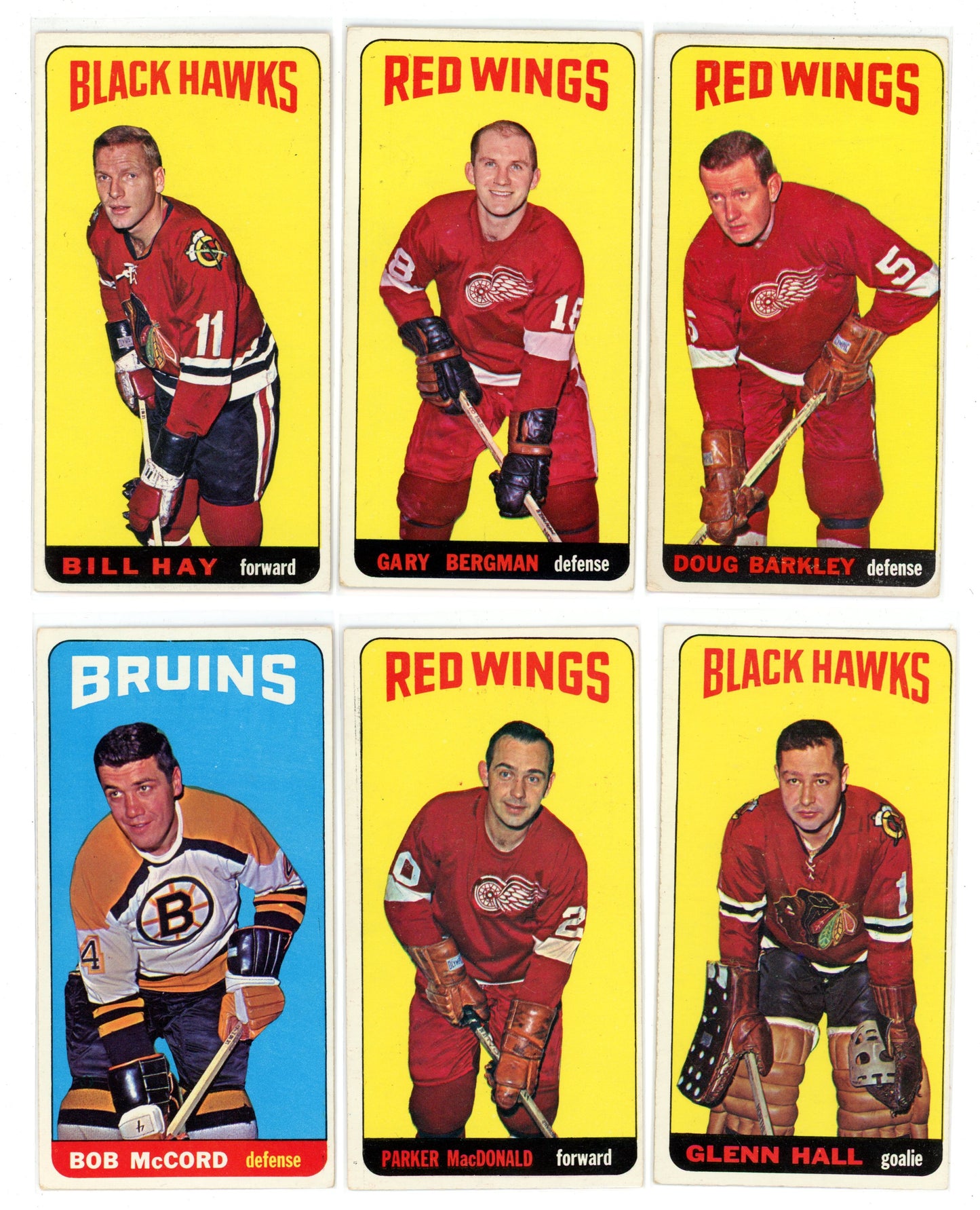 1964/65 Topps NHL Hockey "Tall Boys" Complete Set (110 Cards) VG/EX+ Condition