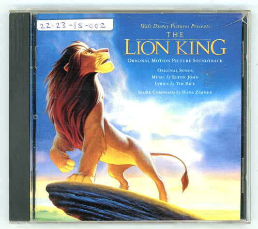 The Lion King (1994) Motion Picture Soundtrack Vintage CD