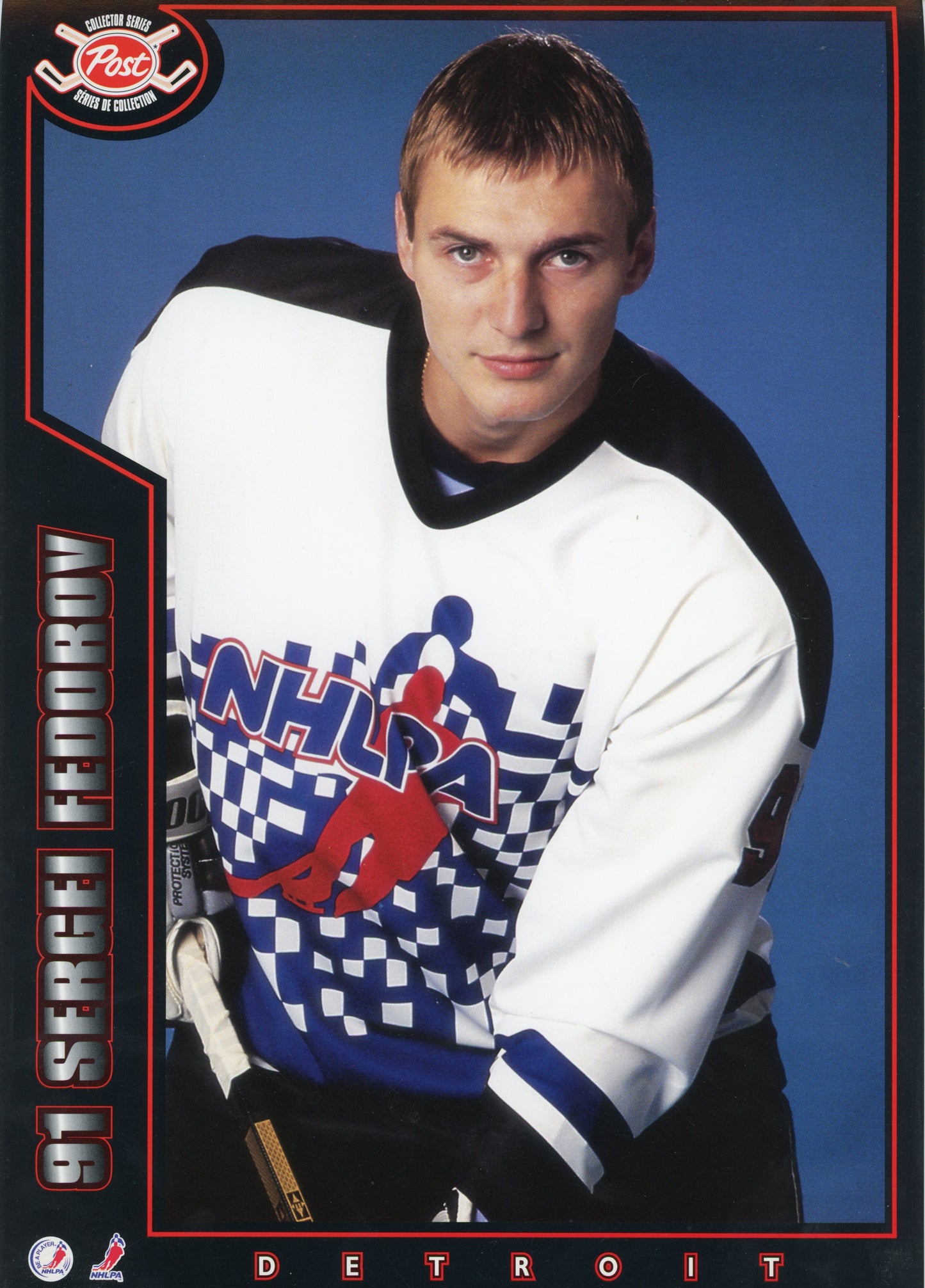 1994/95 Post NHL Hockey Collector Series Box Backs Redemption Set (25 Cards) 8 1/2" x 12" Rare!