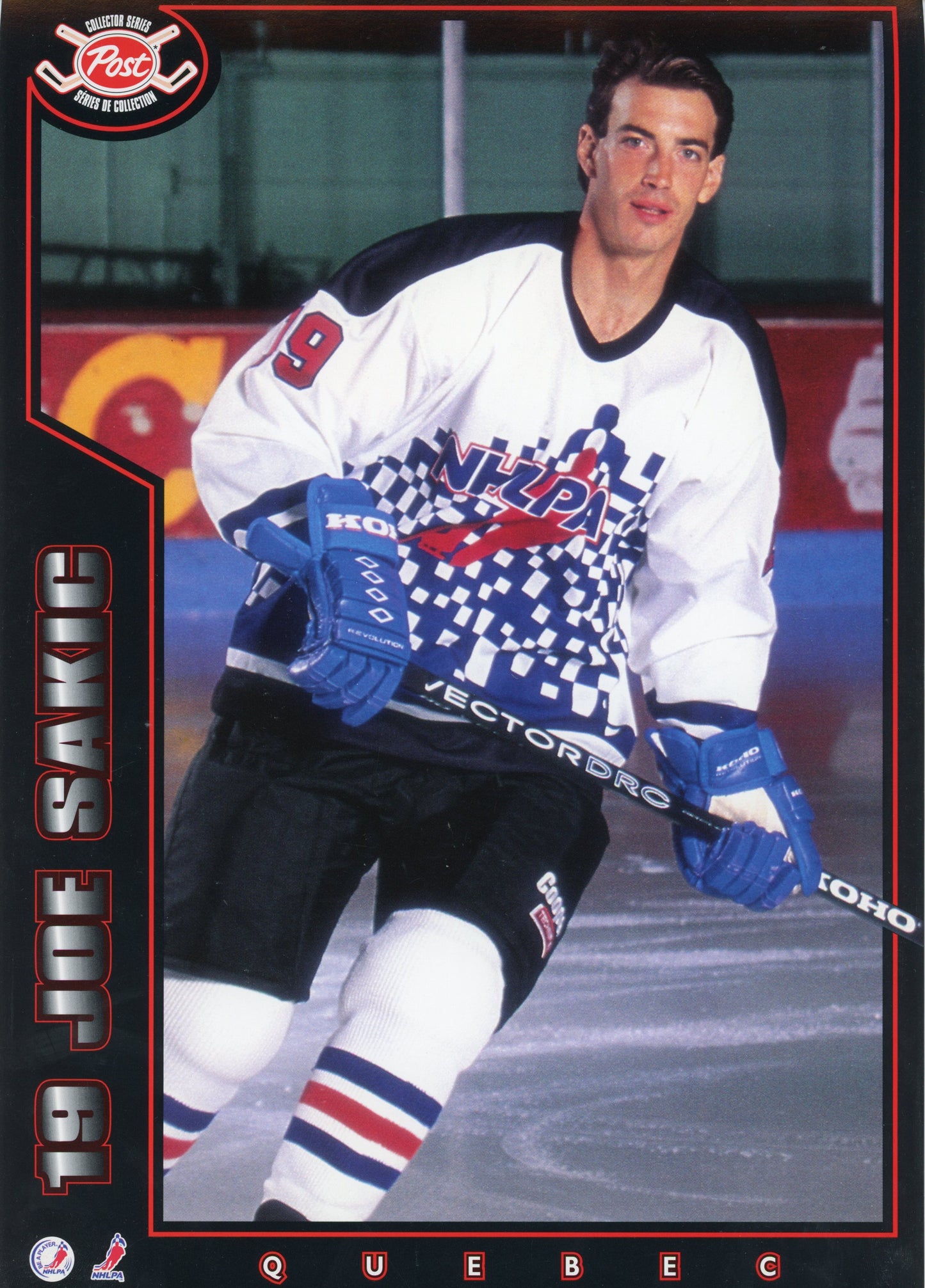 1994/95 Post NHL Hockey Collector Series Box Backs Redemption Set (25 Cards) 8 1/2" x 12" Rare!