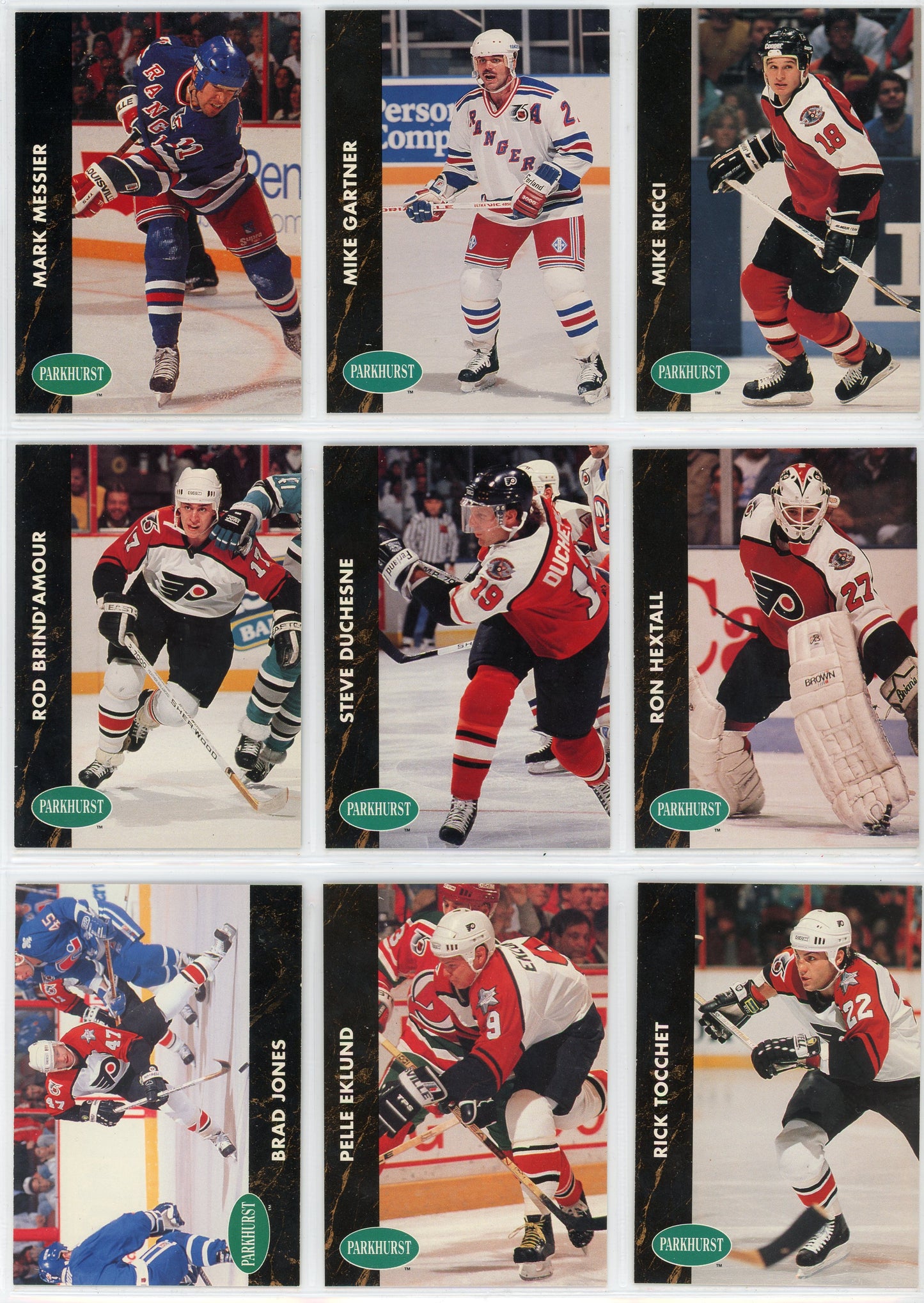 1991/92 Parkhurst NHL Hockey Series 1 Set (225 Cards)