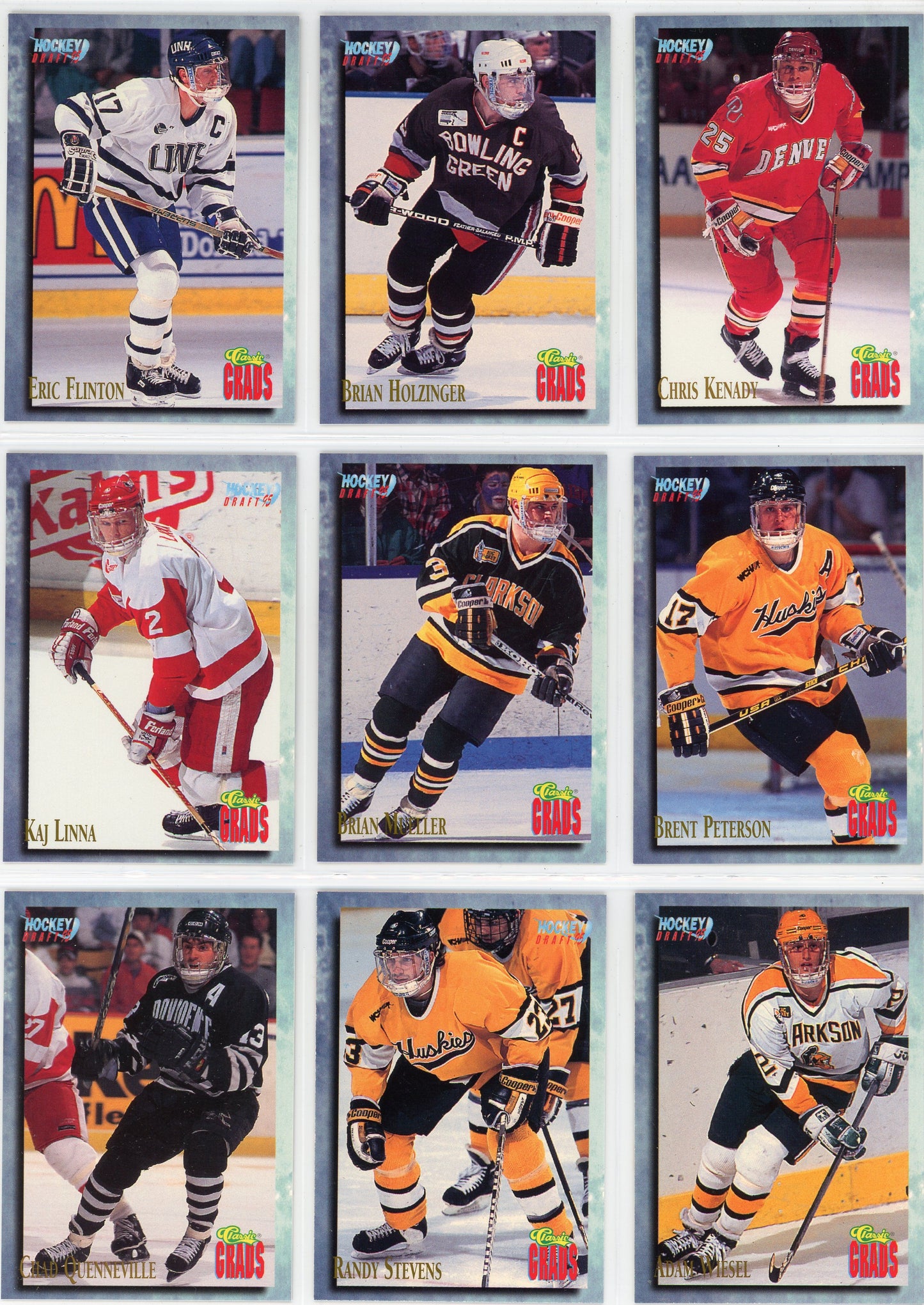 1995 Classic NHL Hockey Draft Complete Set (100 Cards)