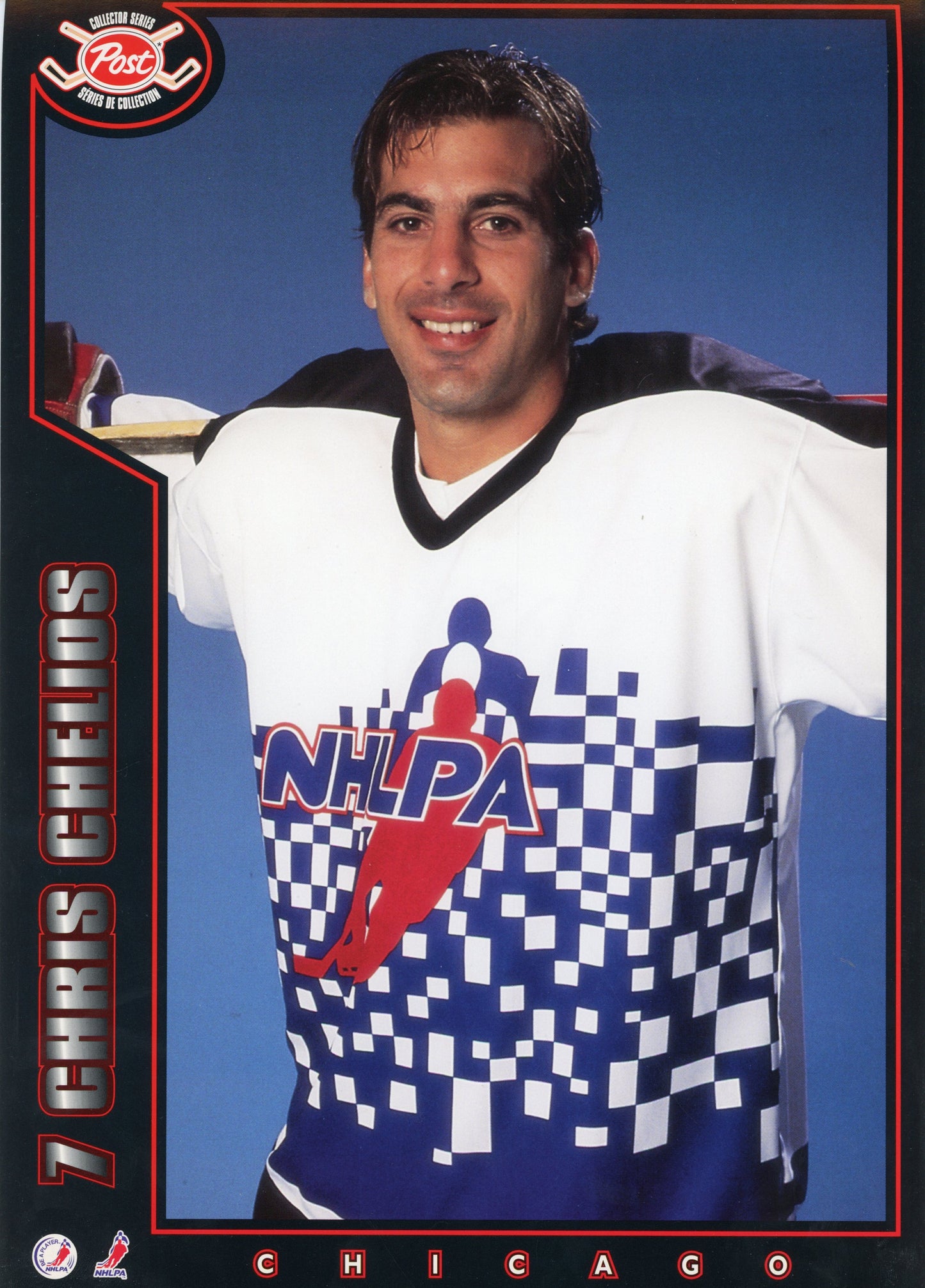 1994/95 Post NHL Hockey Collector Series Box Backs Redemption Set (25 Cards) 8 1/2" x 12" Rare!