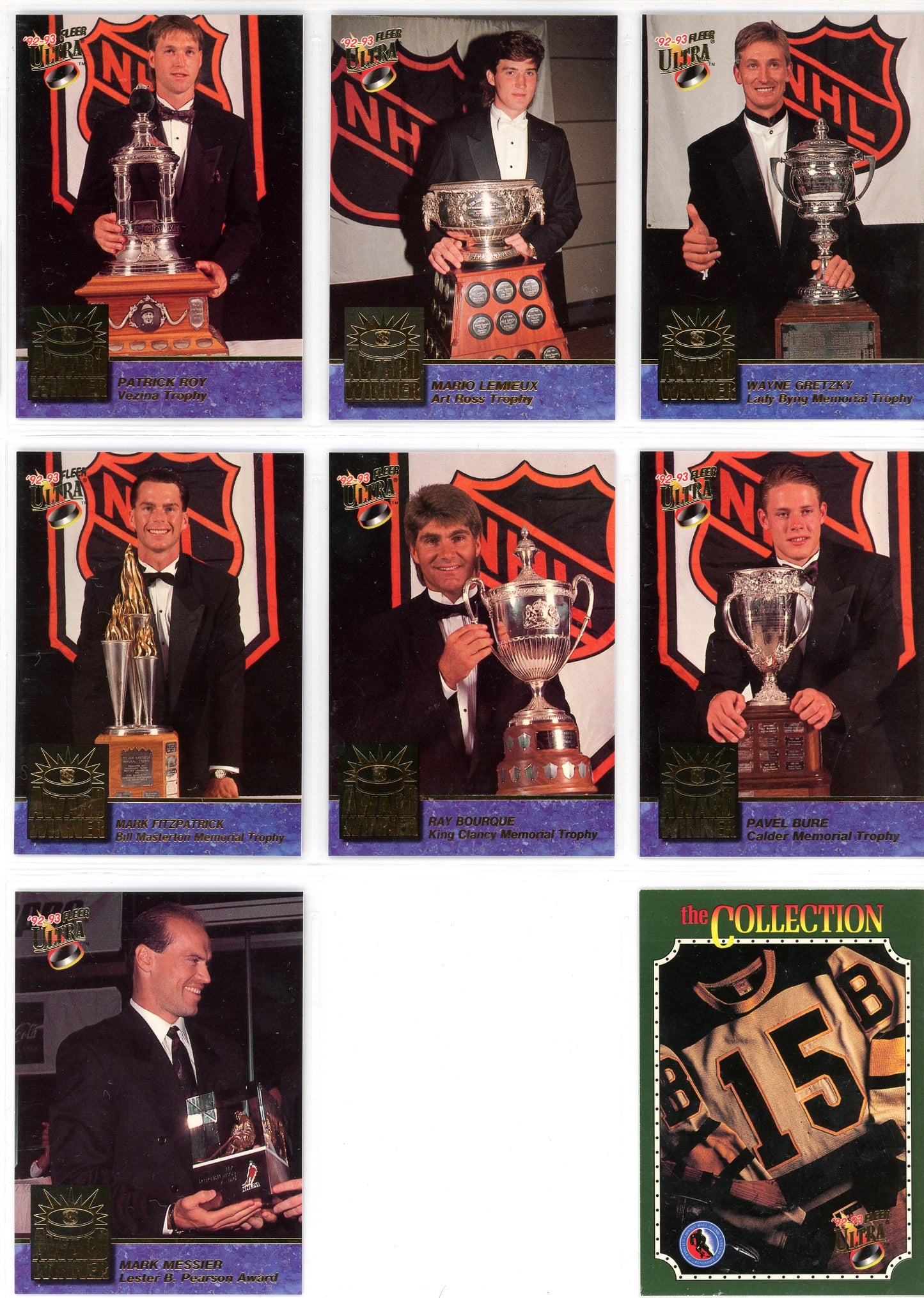 1992/93 Fleer Ultra Hockey Card Master Set (492 Cards)