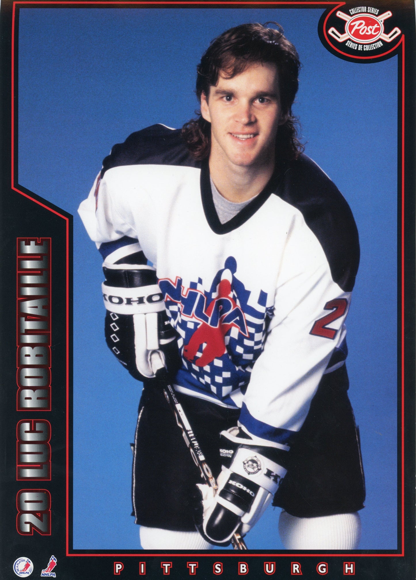 1994/95 Post NHL Hockey Collector Series Box Backs Redemption Set (25 Cards) 8 1/2" x 12" Rare!