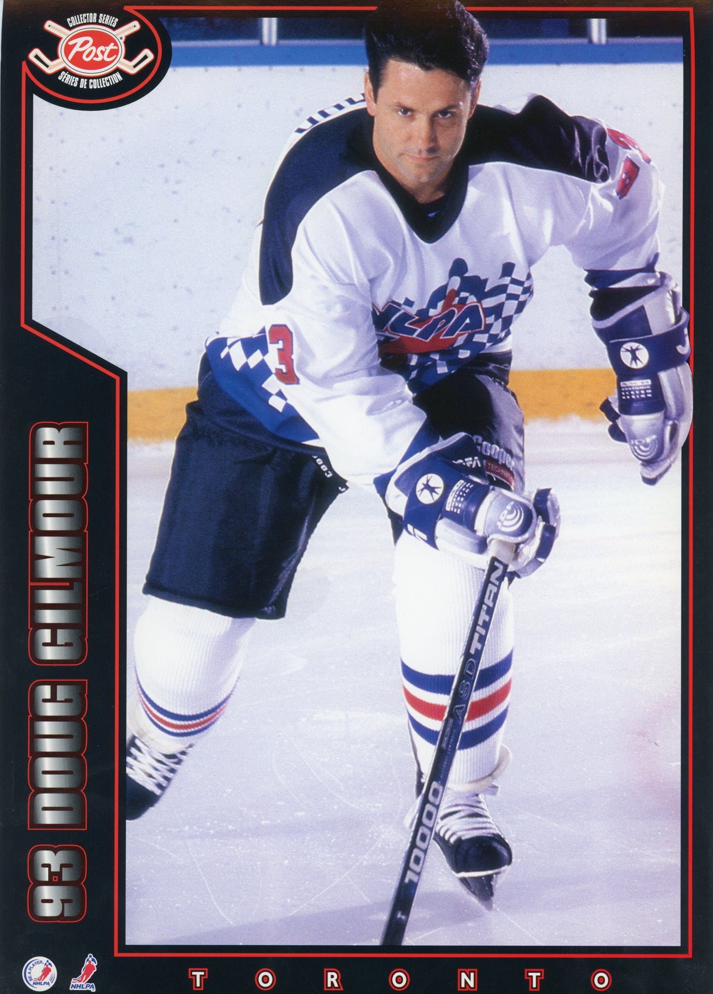 1994/95 Post NHL Hockey Collector Series Box Backs Redemption Set (25 Cards) 8 1/2" x 12" Rare!