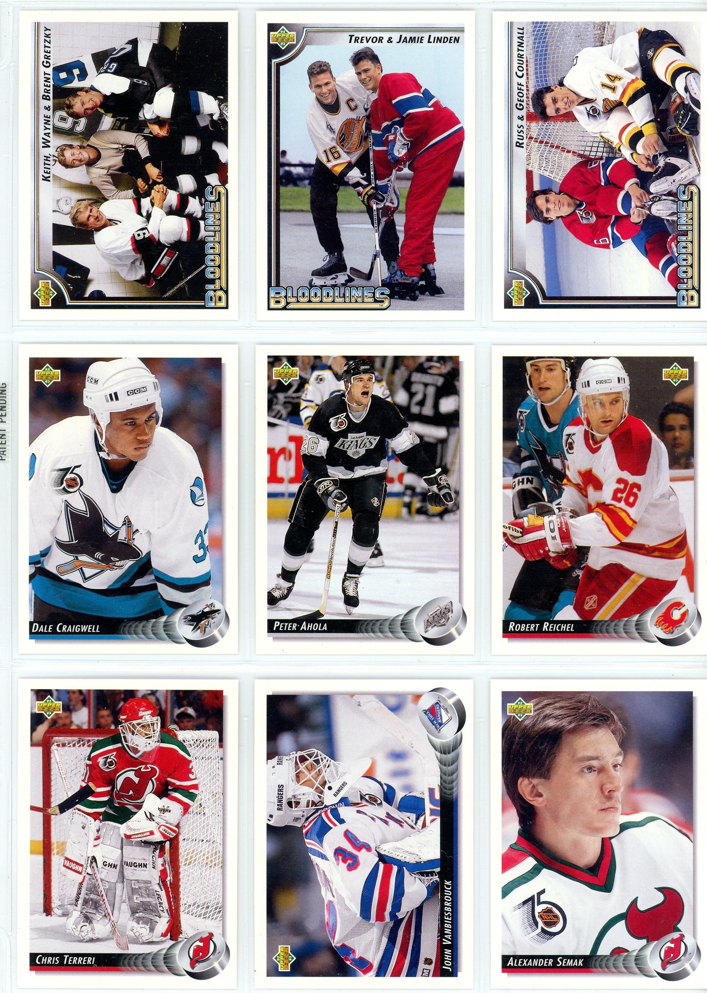 1992/93 Upper Deck Hockey Card Master Set (881 Cards) Every Subset Included